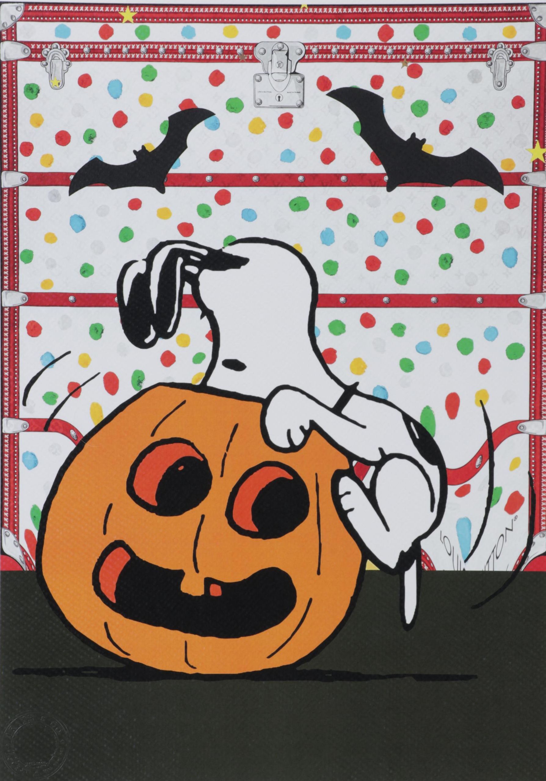 Death NYC Pop Art Giclée of Snoopy x Louis Vuitton, 2023