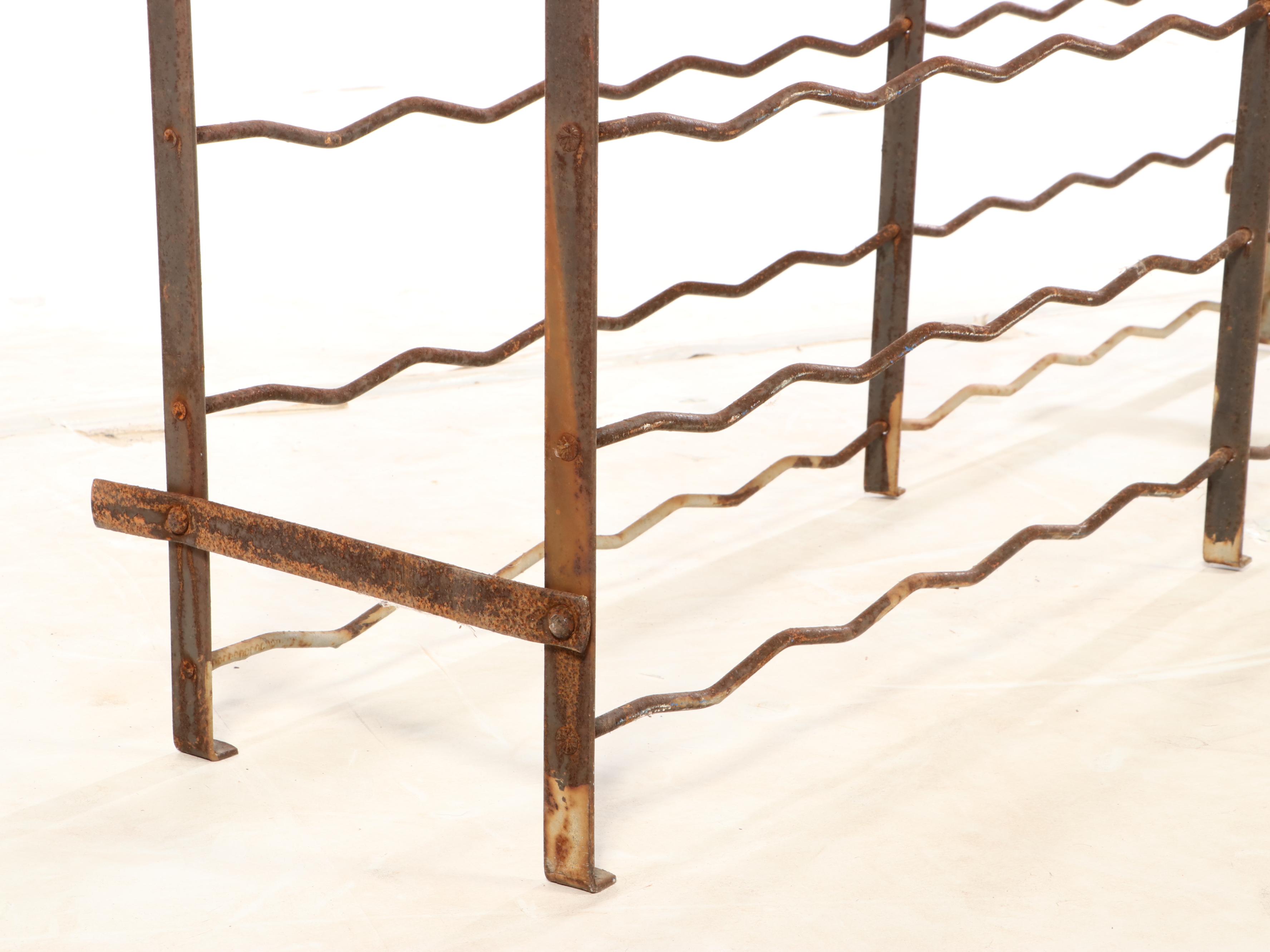 Rigidex French Wine Cellar Style Metal Wine Rack EBTH