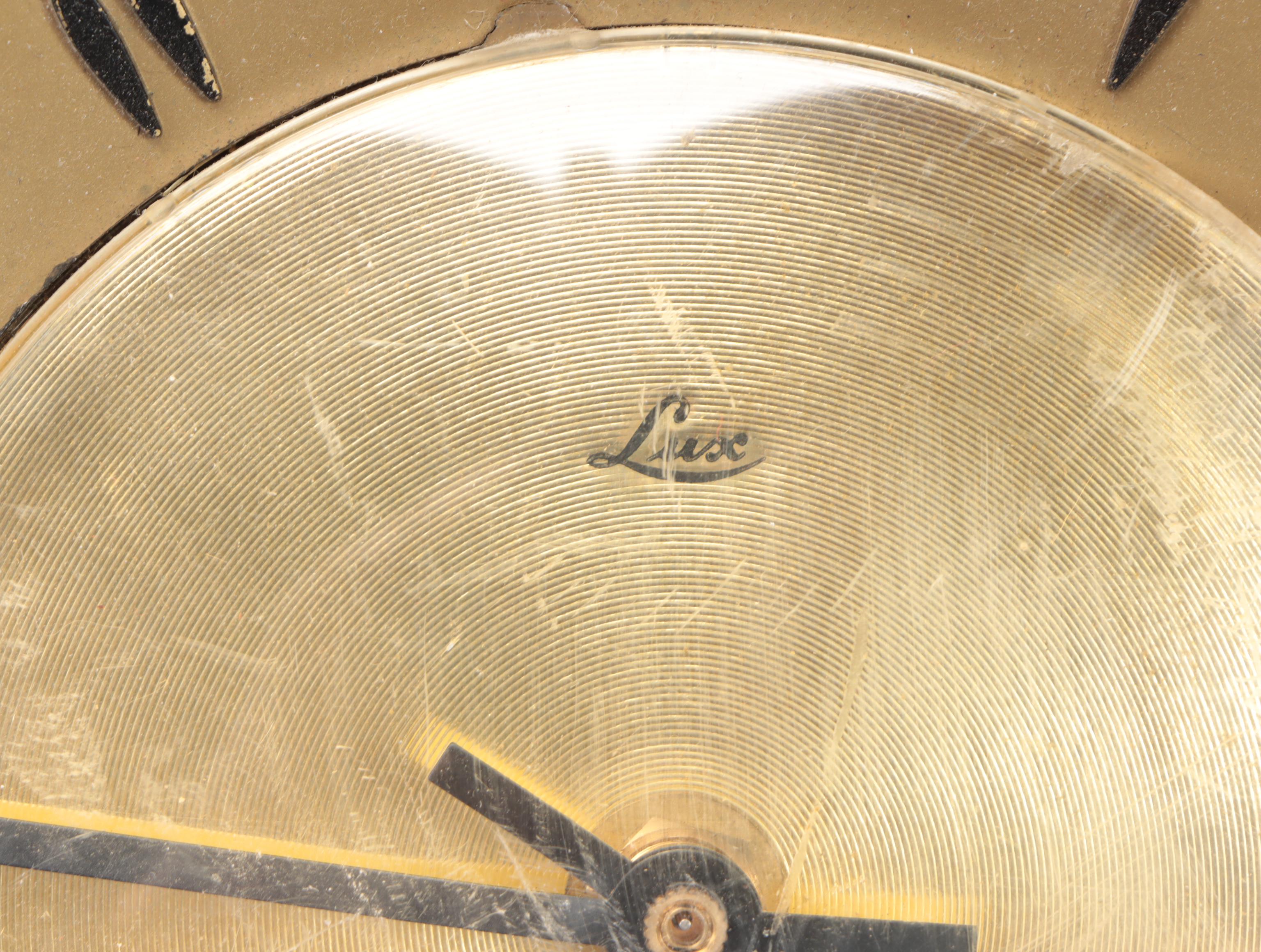 Mid Century Modern Lux Atomic Starburst Wall Clock