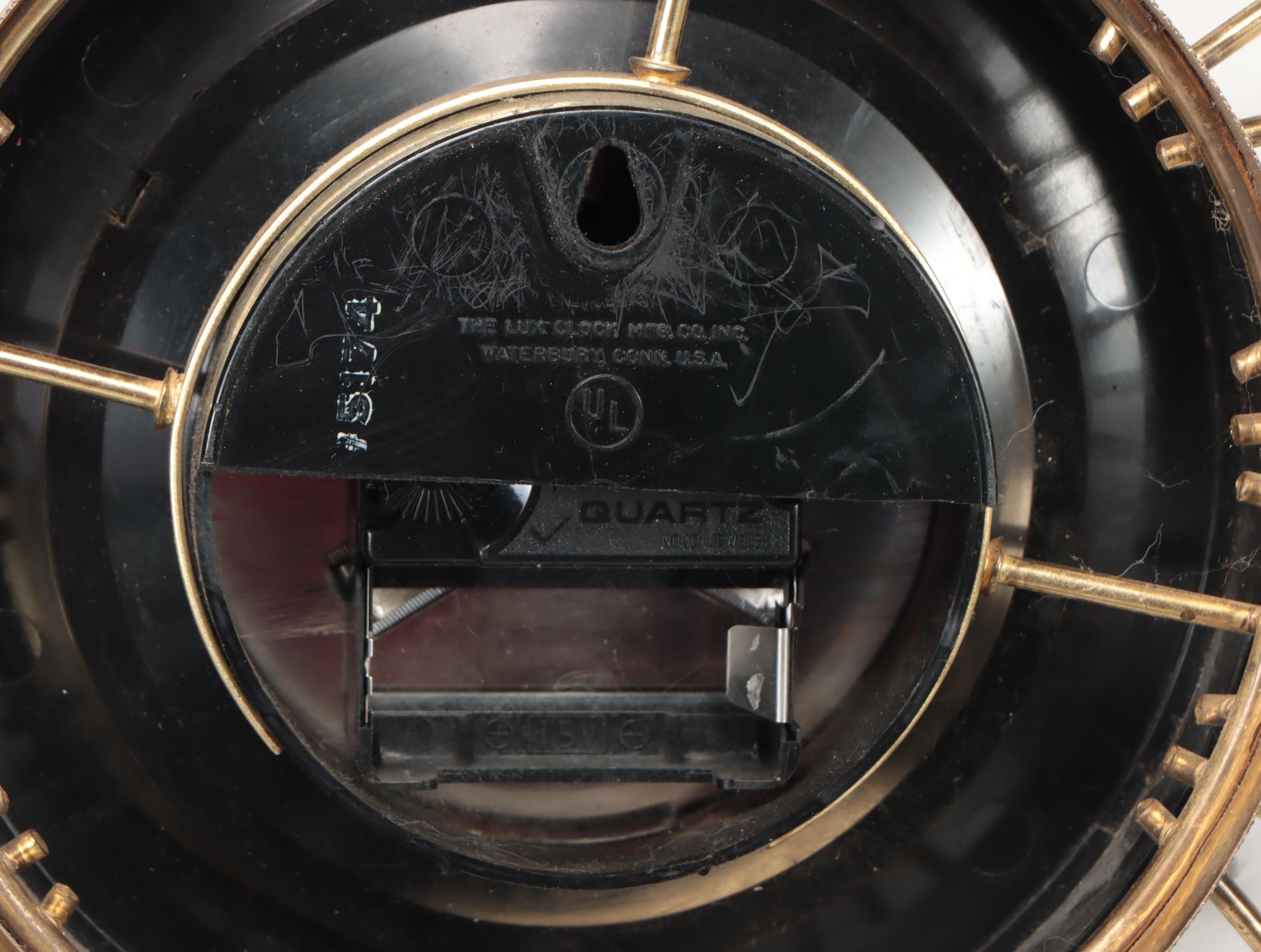 Mid Century Modern Lux Atomic Starburst Wall Clock