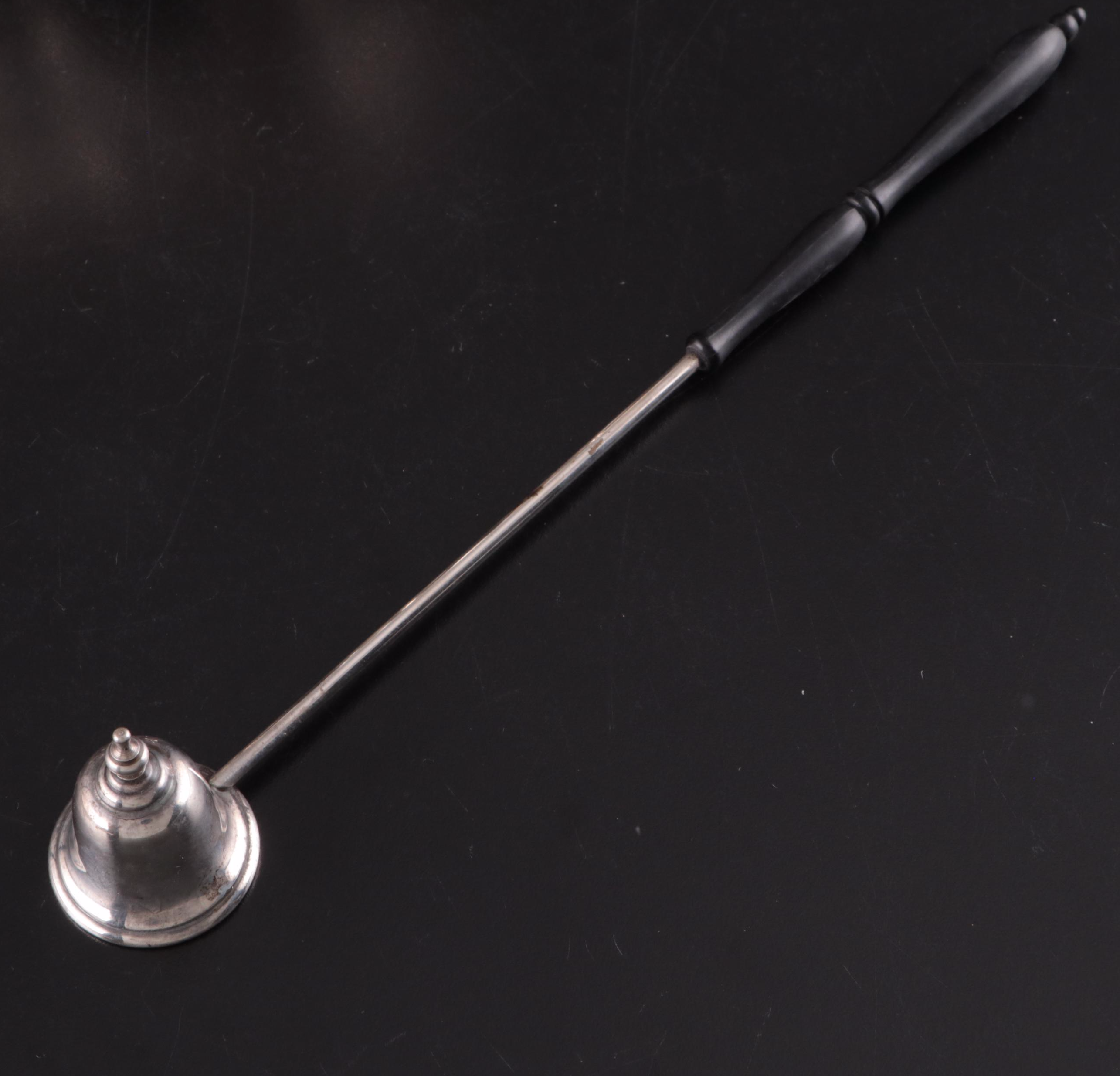 Gorham Sterling Silver Candle Snuffer with Other Sterling and Plate Tableware