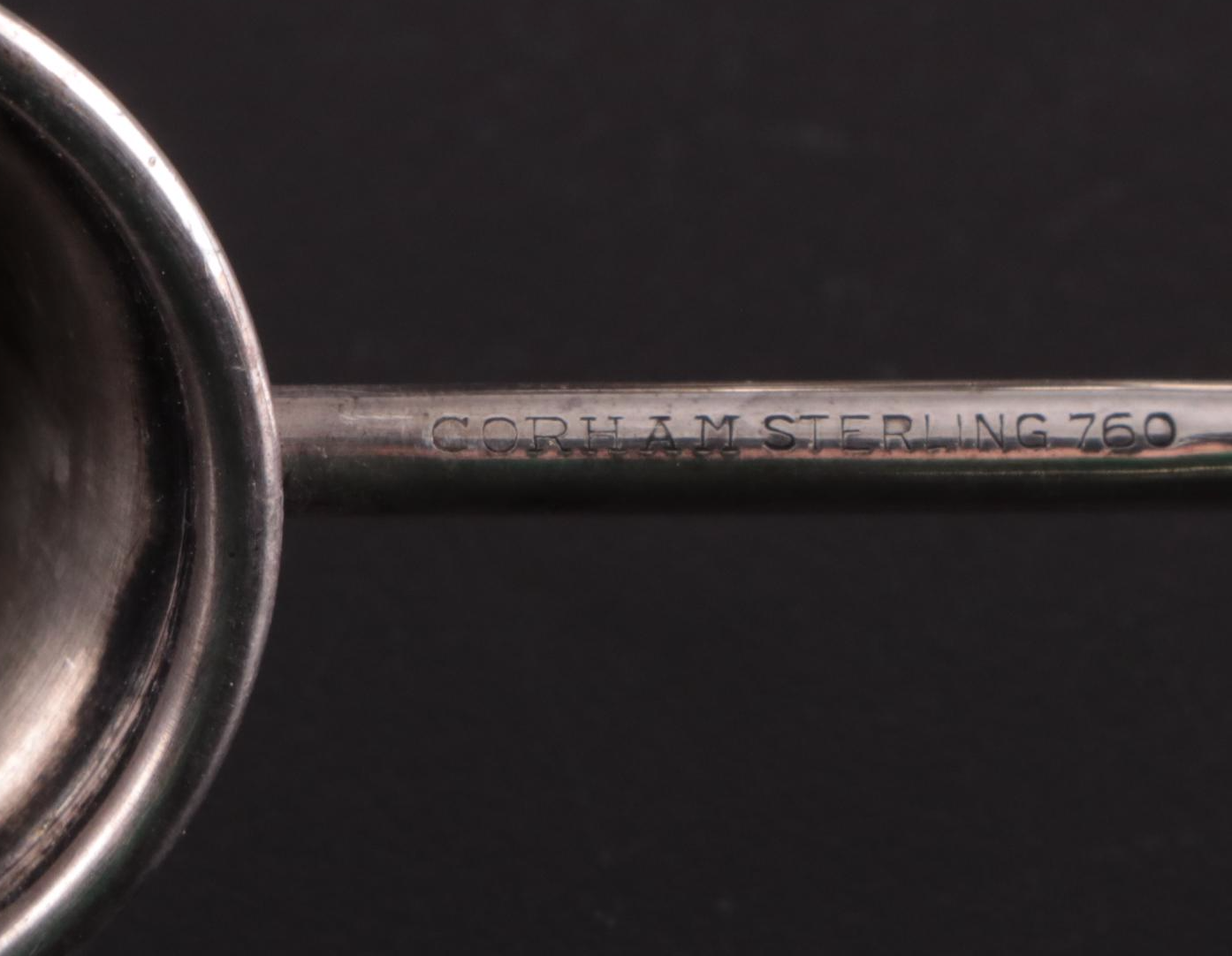 Gorham Sterling Silver Candle Snuffer with Other Sterling and Plate Tableware