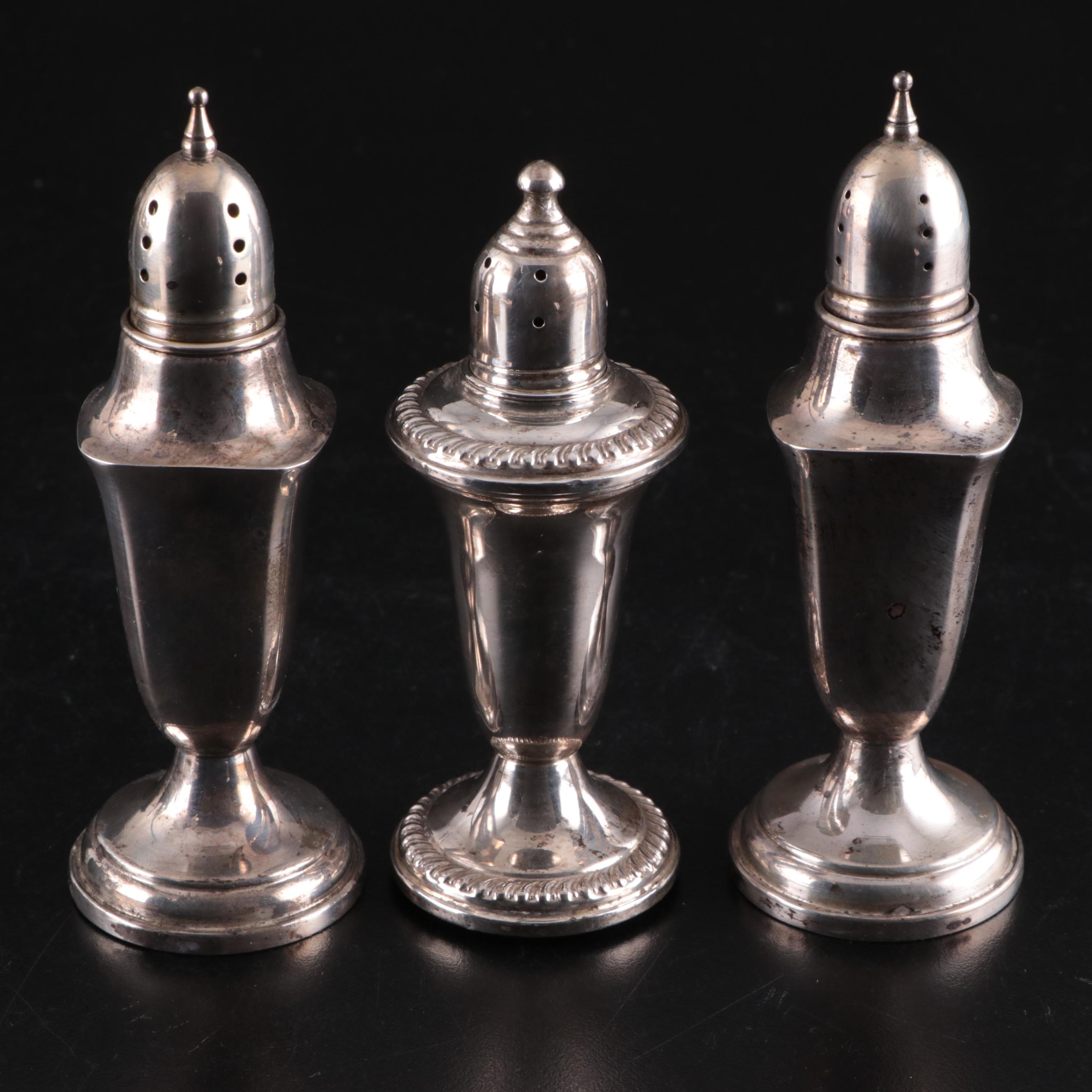 Gorham Sterling Silver Candle Snuffer with Other Sterling and Plate Tableware