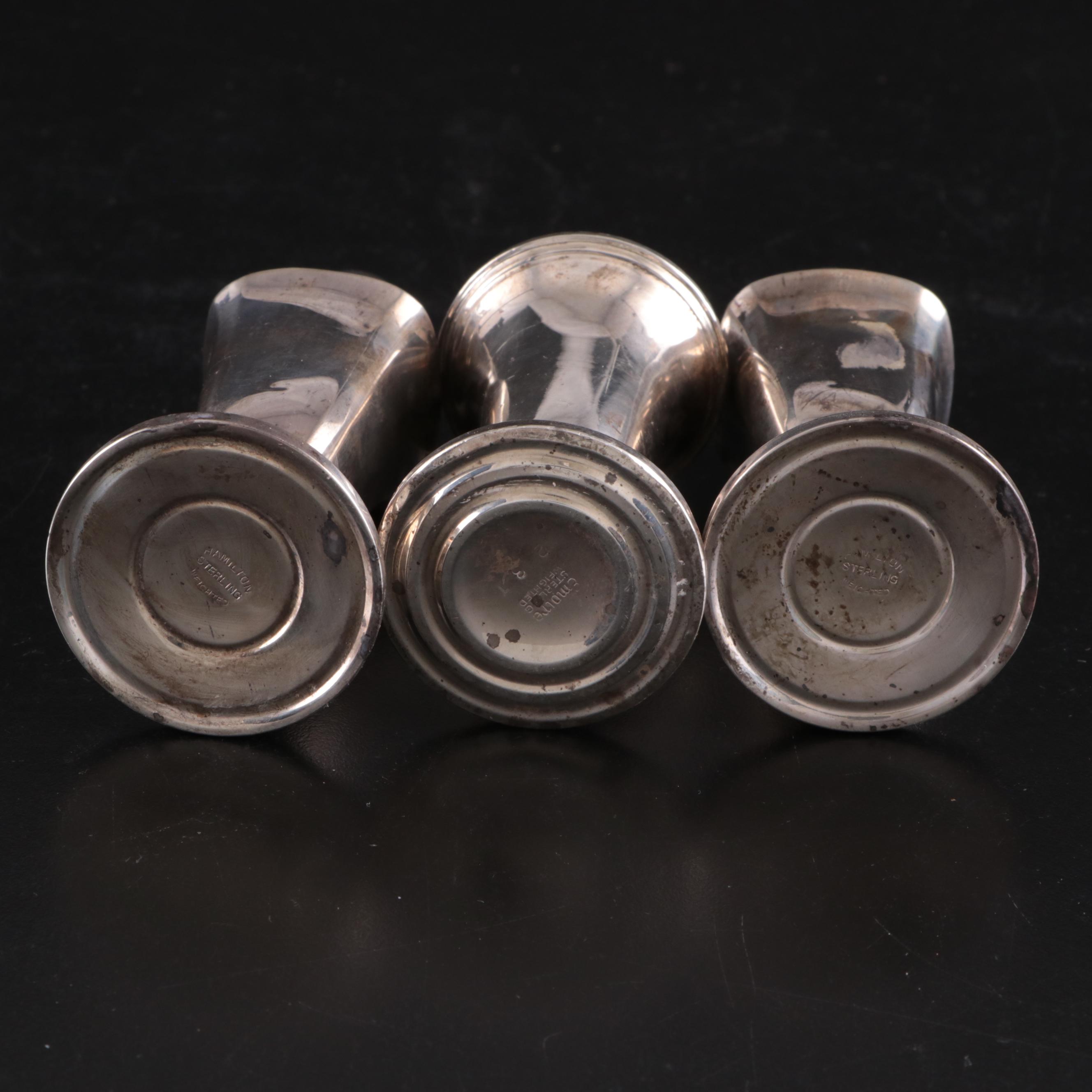 Gorham Sterling Silver Candle Snuffer with Other Sterling and Plate Tableware