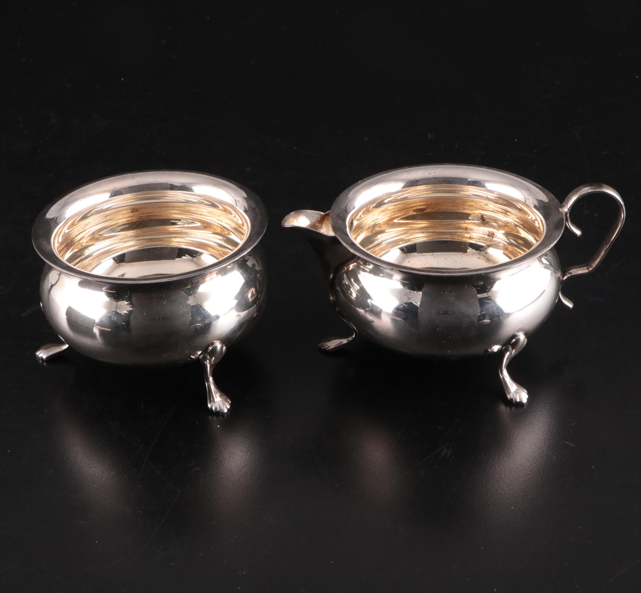 Gorham Sterling Silver Candle Snuffer with Other Sterling and Plate Tableware