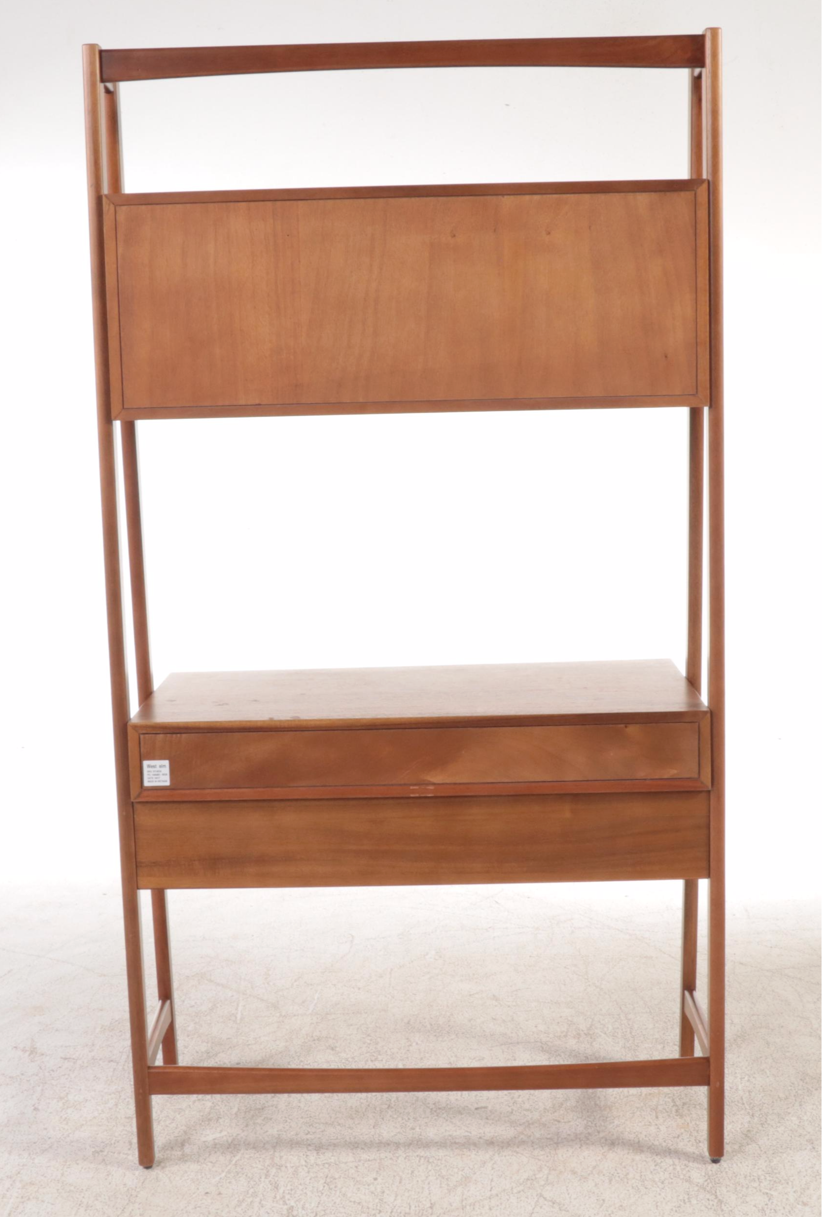 West Elm "Mid Century" Eucalyptus and Acacia Wood Wall Desk