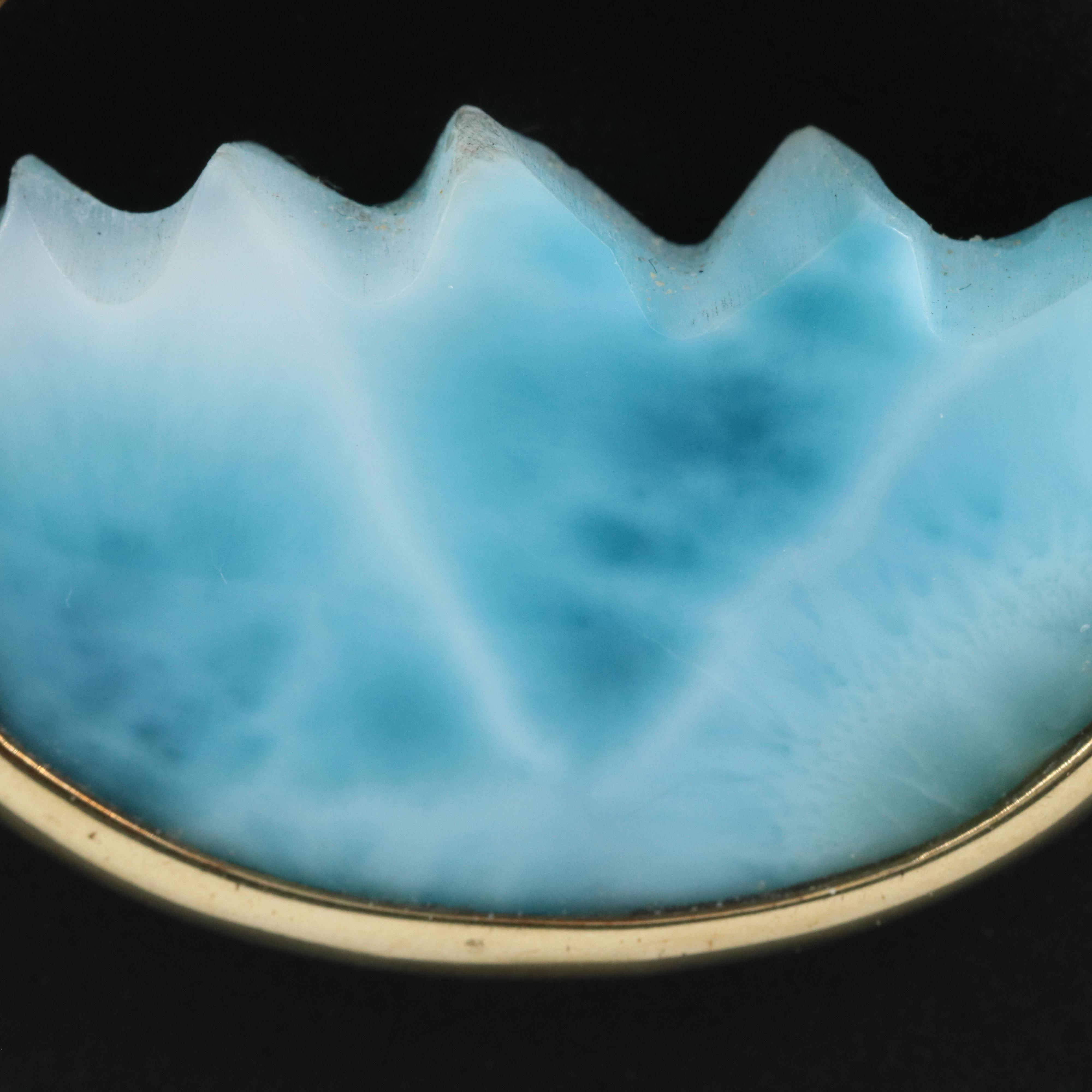 14K Larimar Necklace