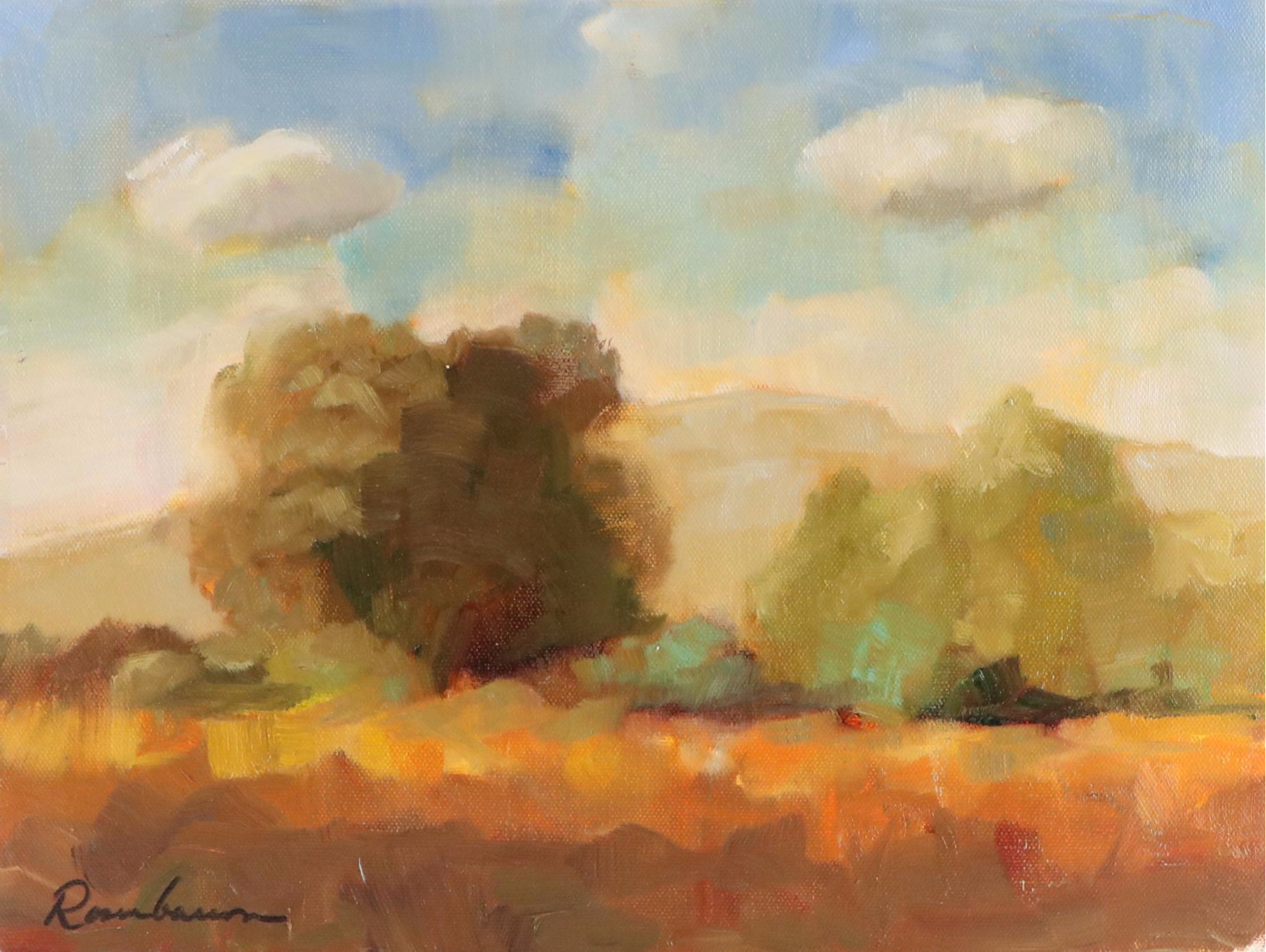 Sally Rosenbaum Landscape Oil Painting