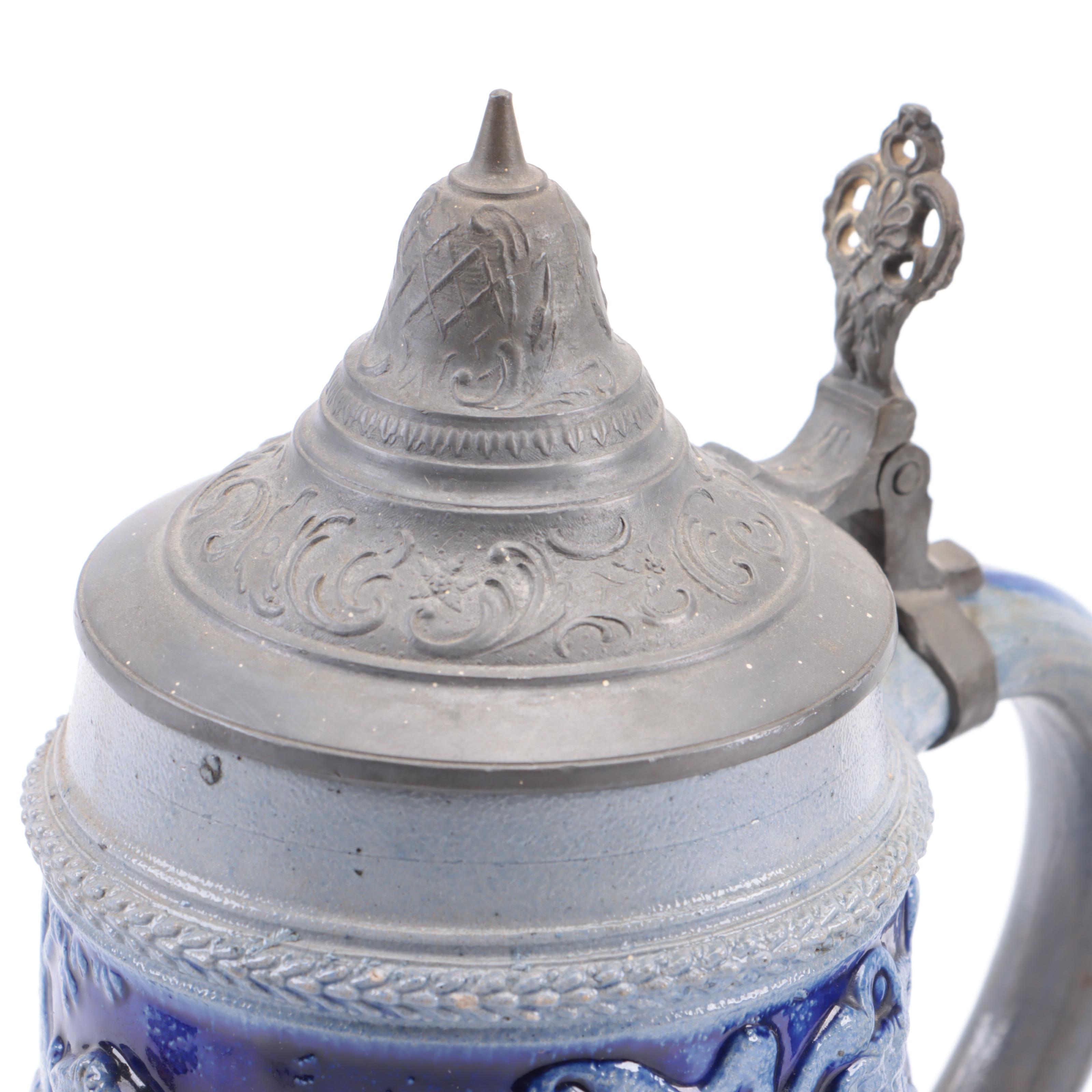 German Ceramic Beer Mugs and Steins