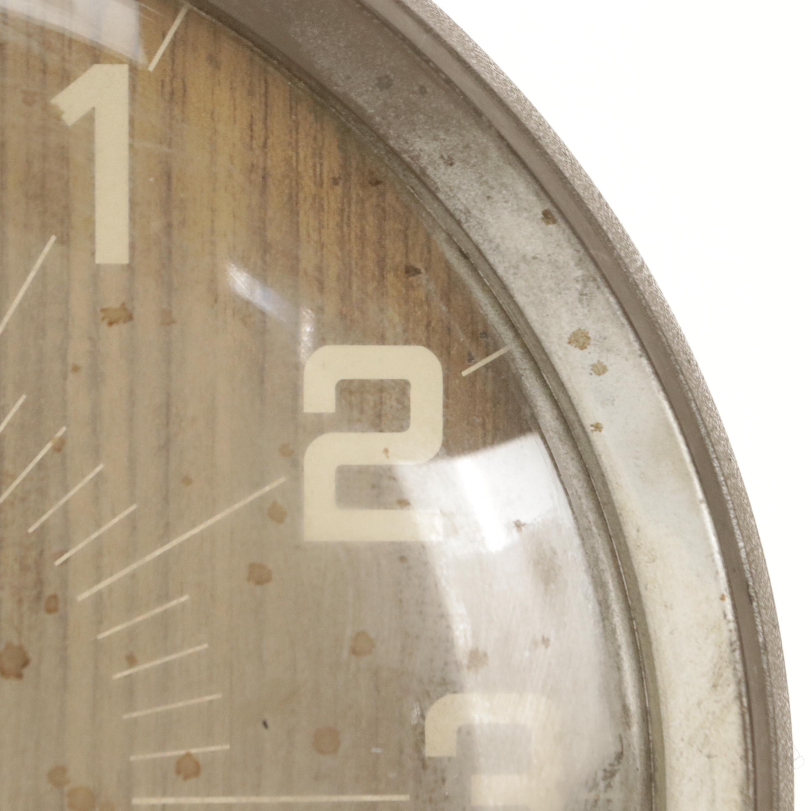 General Electric Electric Wall Clock, Mid to Late 20th Century