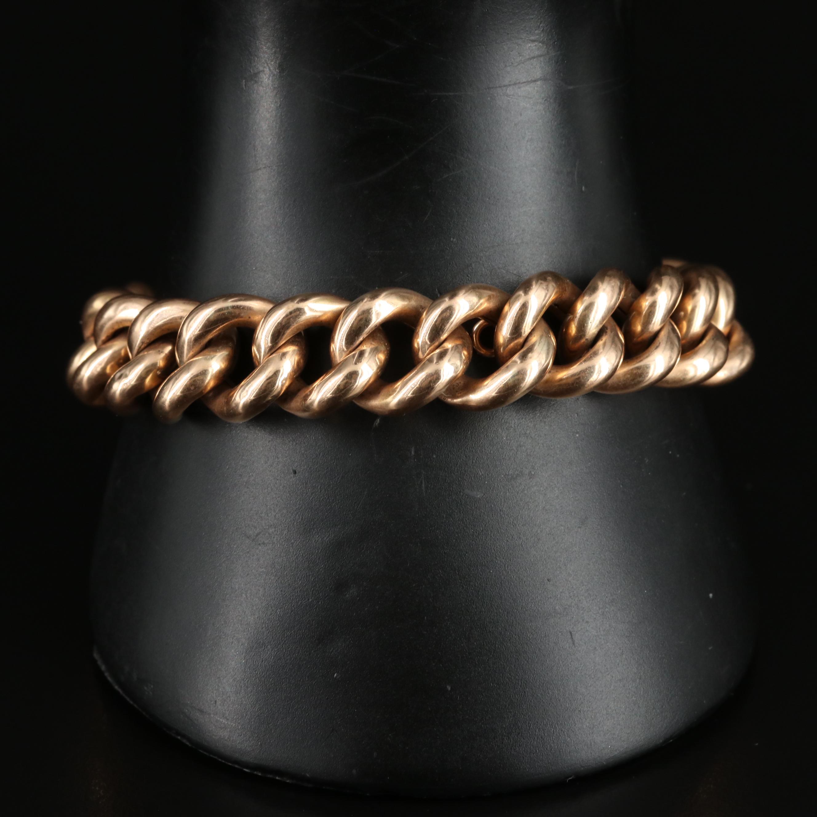 14K Curb Chain Bracelet