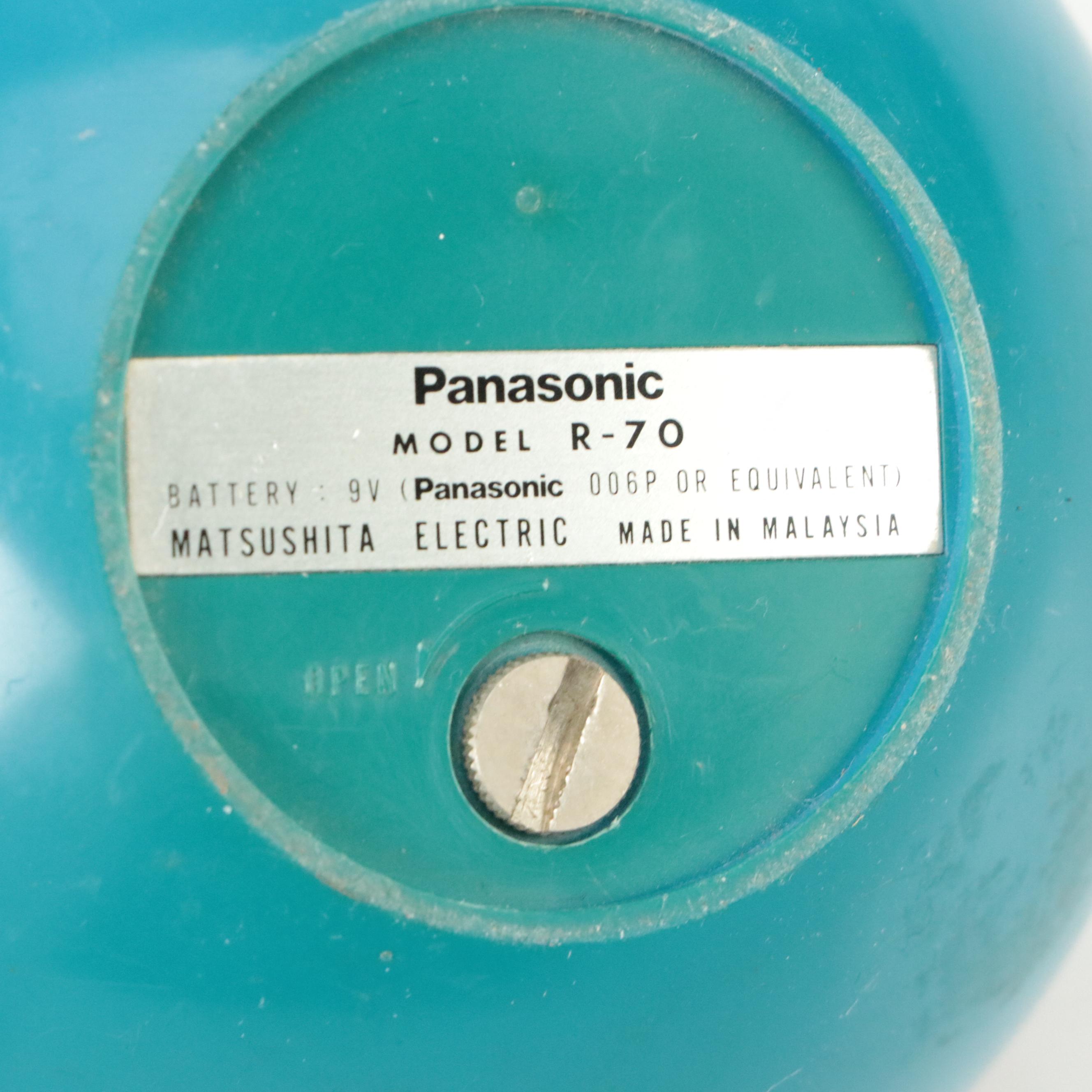 Panasonic MCM Panapet R-70 Radio with Other Radios, Mid to Late 20th Century