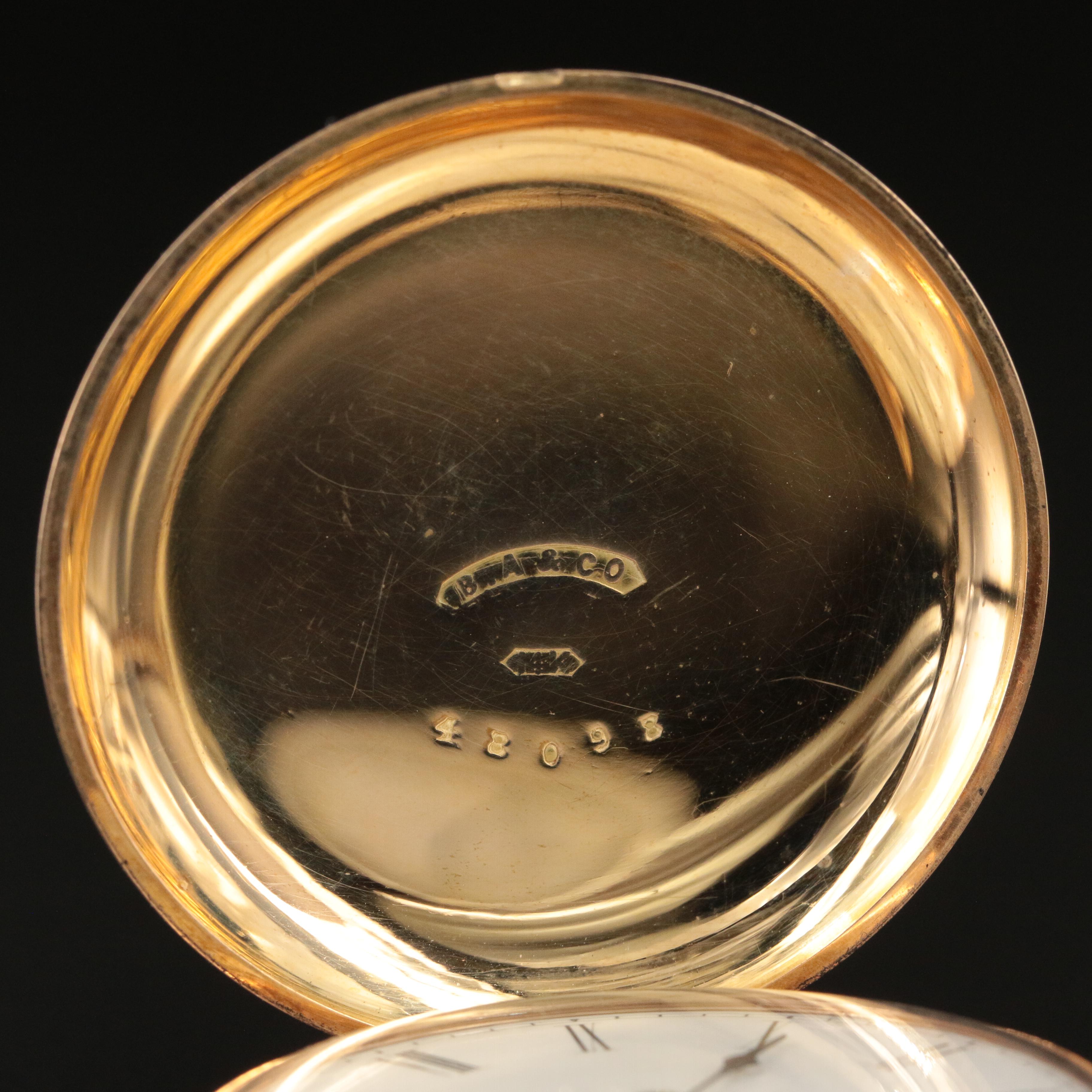 14K Lady Elgin Key-Wind and Set Pocket Watch