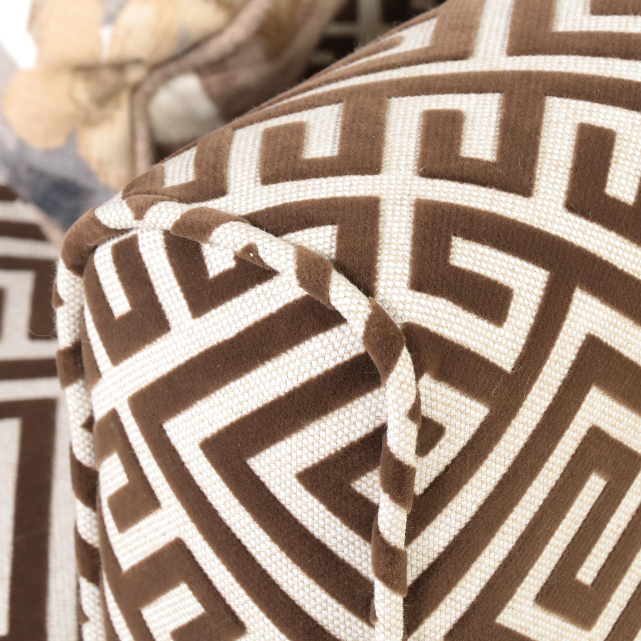 Contemporary Custom-Upholstered Easy Armchair