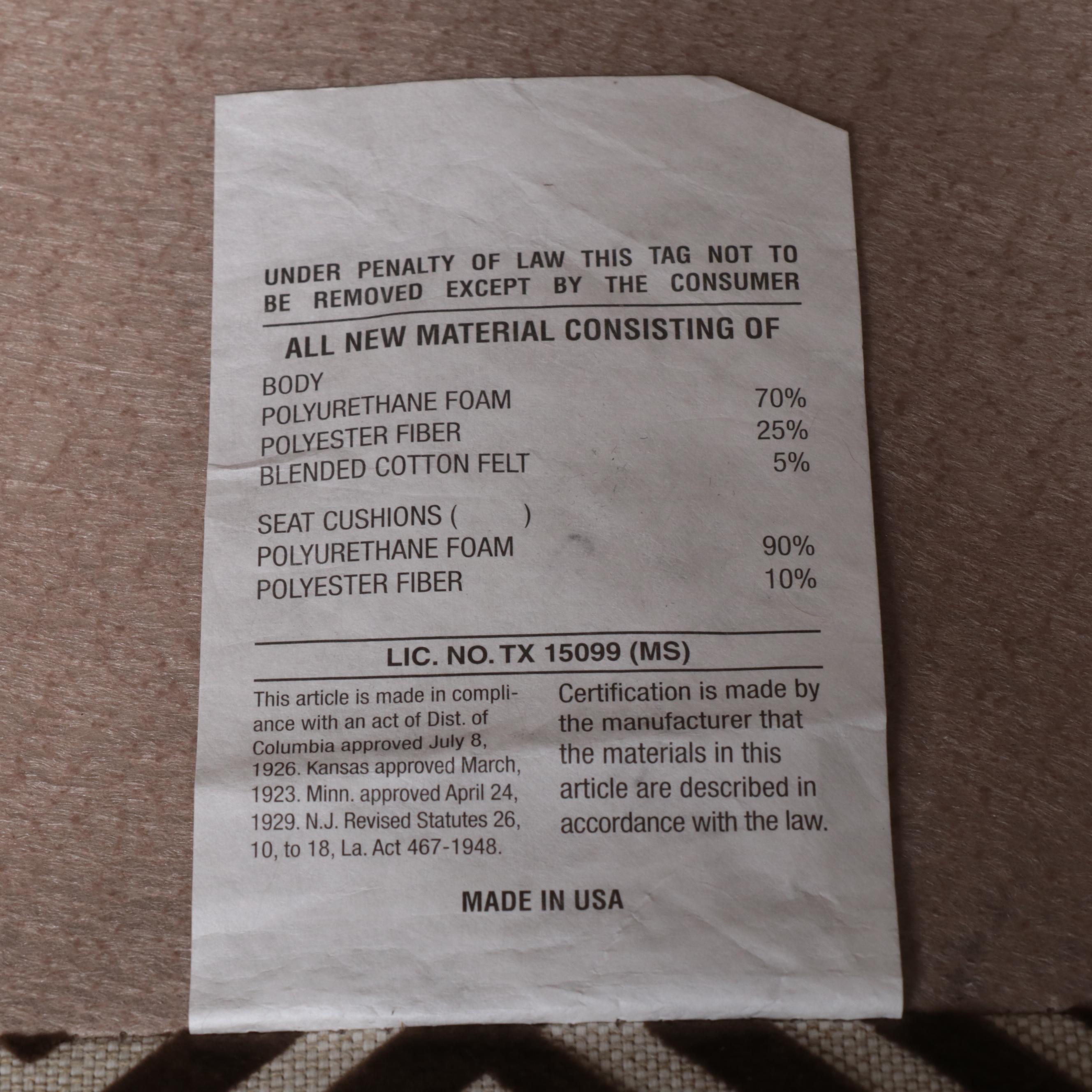 Contemporary Custom-Upholstered Easy Armchair