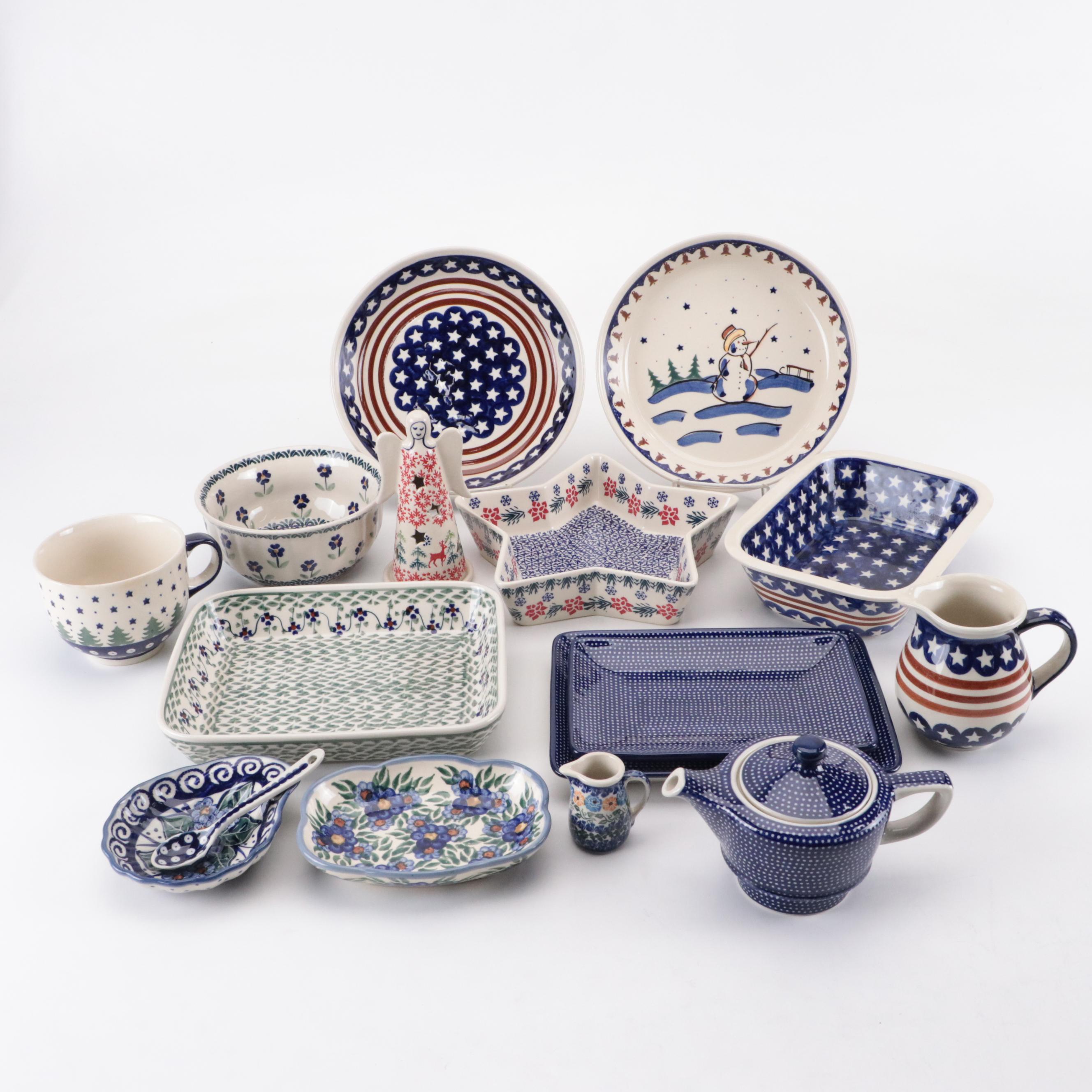 Boleslawiec, Ceramika Artystyczna with Other Polish Serveware and Table Decor