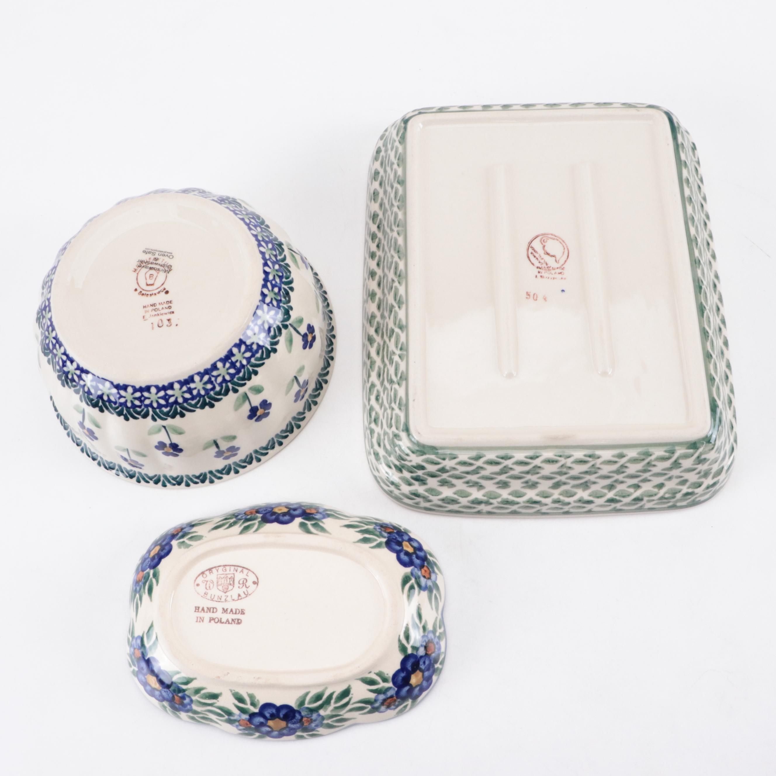 Boleslawiec, Ceramika Artystyczna with Other Polish Serveware and Table Decor