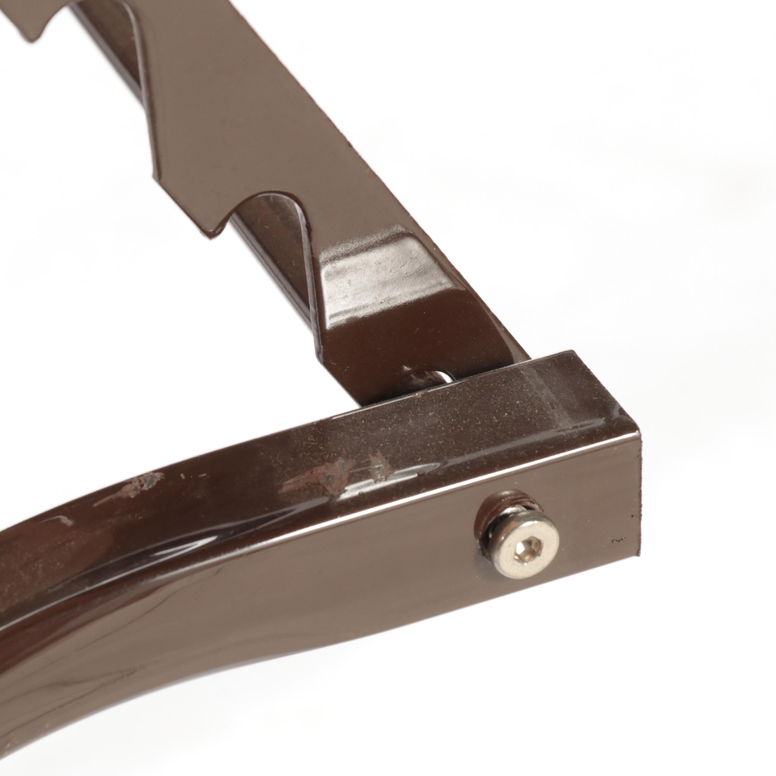 Industrial Style Metal and Pine Tilt-Top Drafting Table