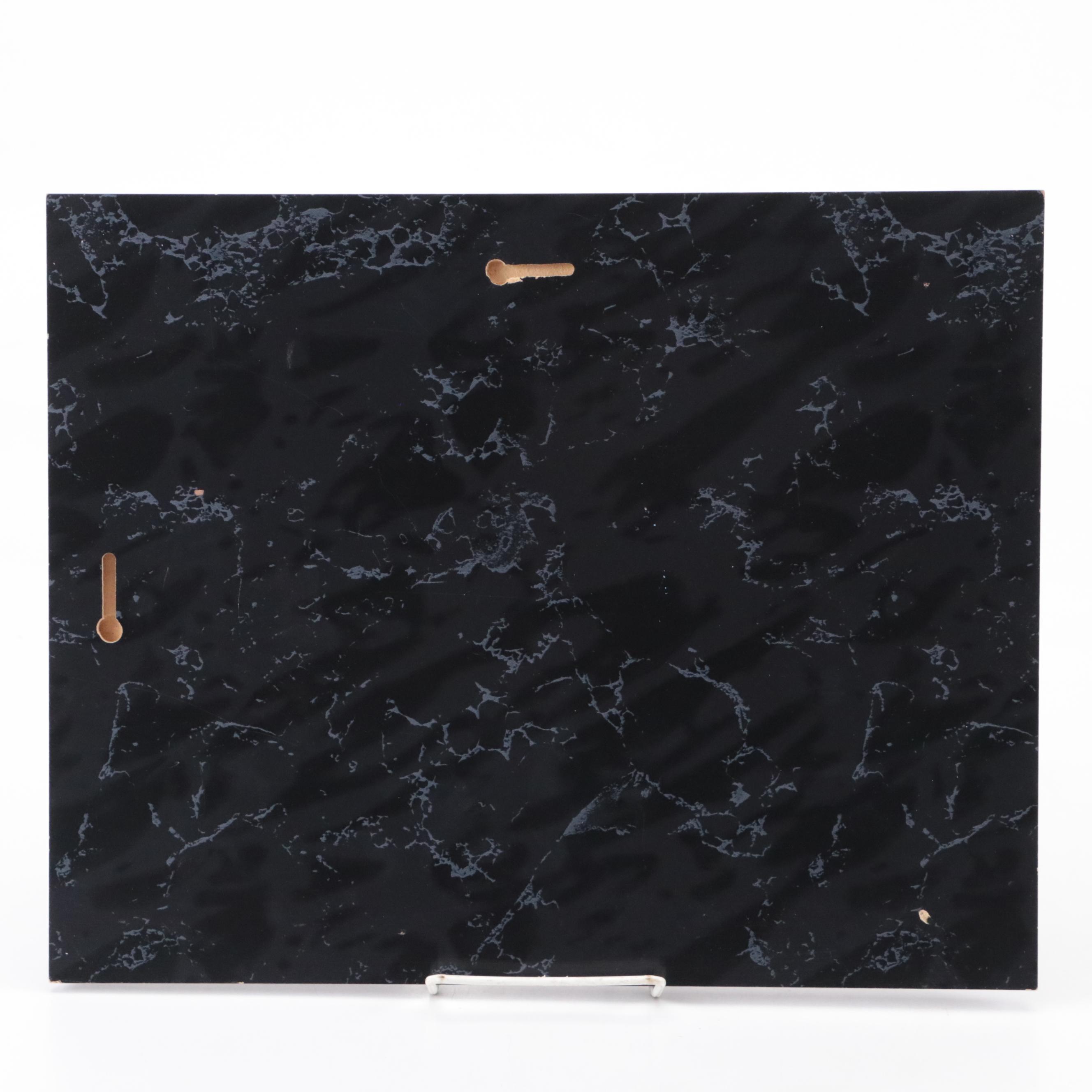 Mickey Mantle Signed New York Yankees Print in Display