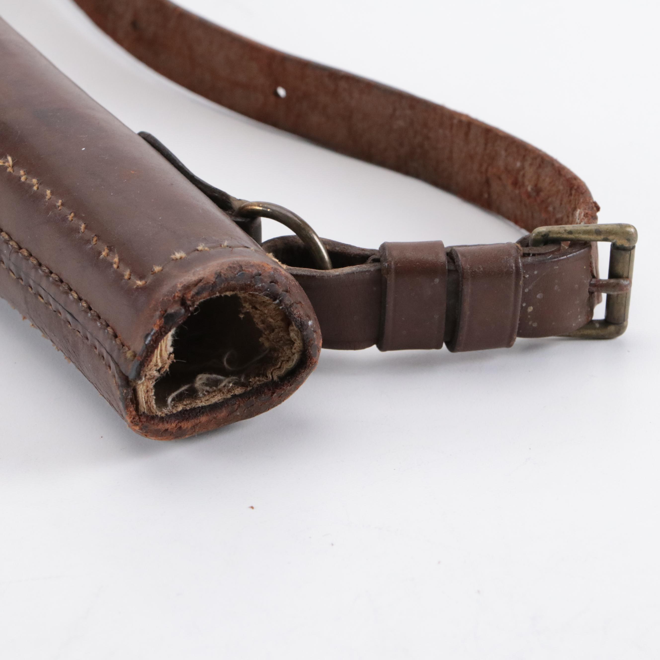 Leg of Mutton Style Leather Gun Case