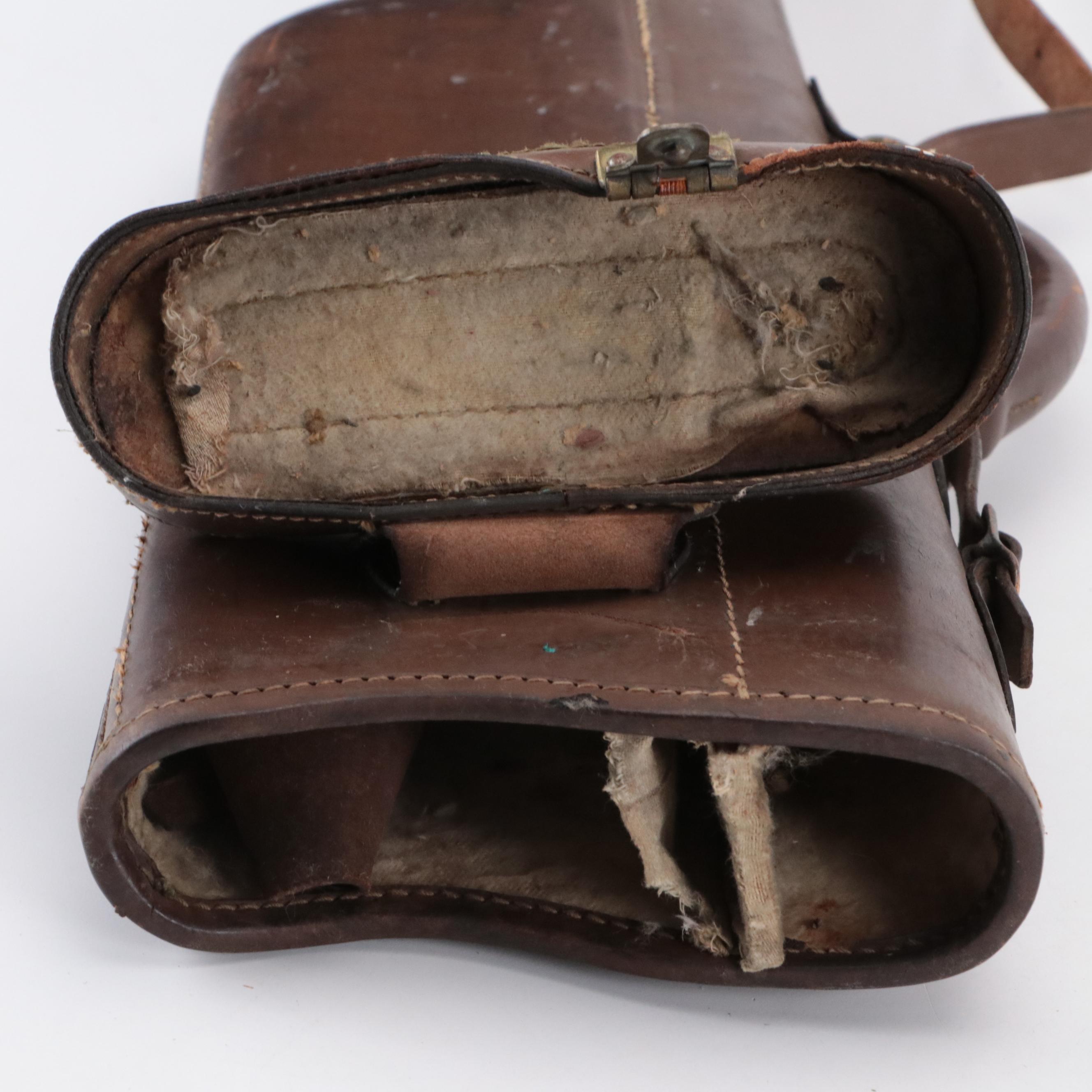 Leg of Mutton Style Leather Gun Case