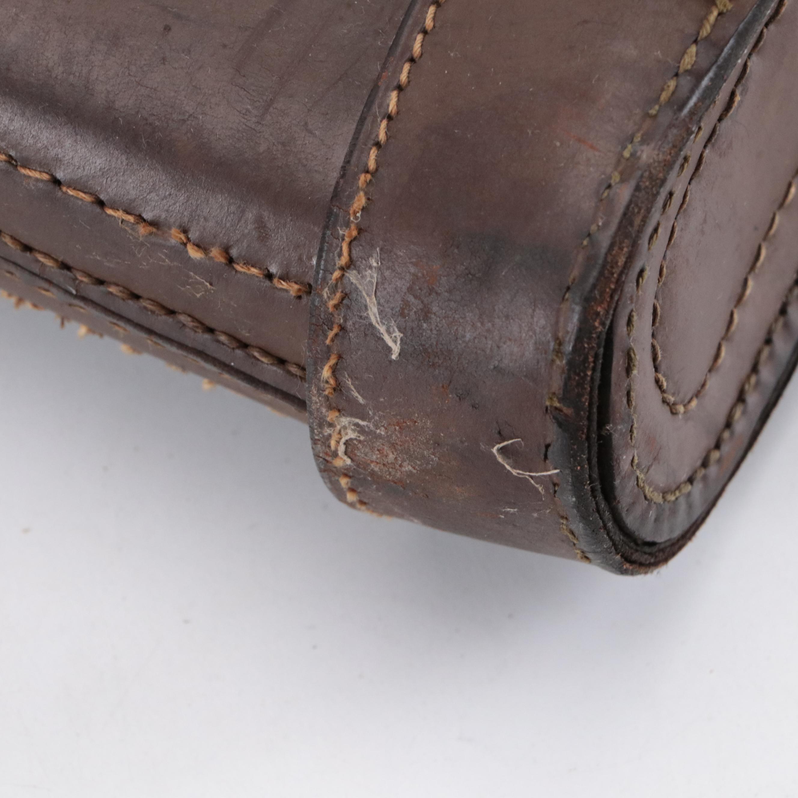 Leg of Mutton Style Leather Gun Case