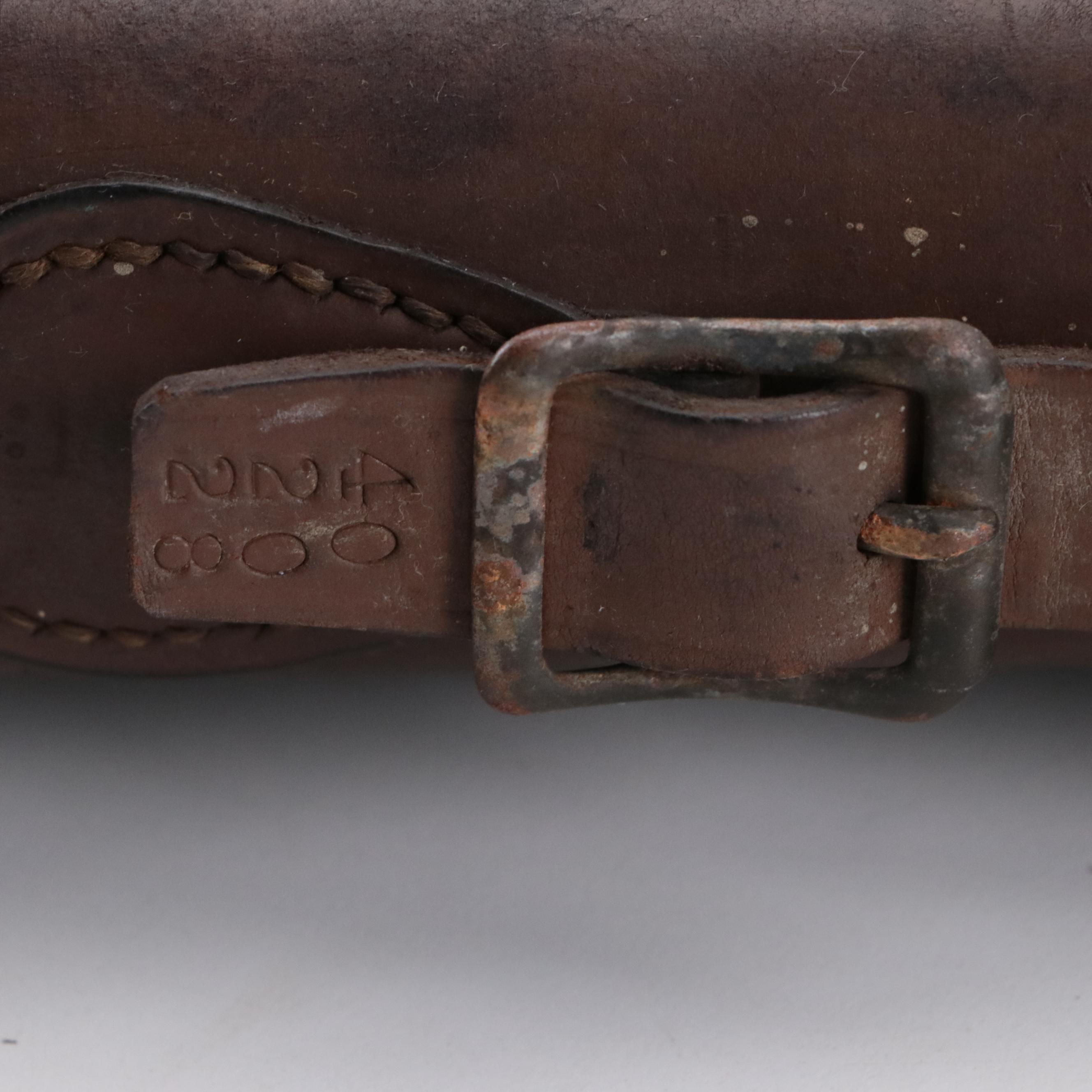 Leg of Mutton Style Leather Gun Case