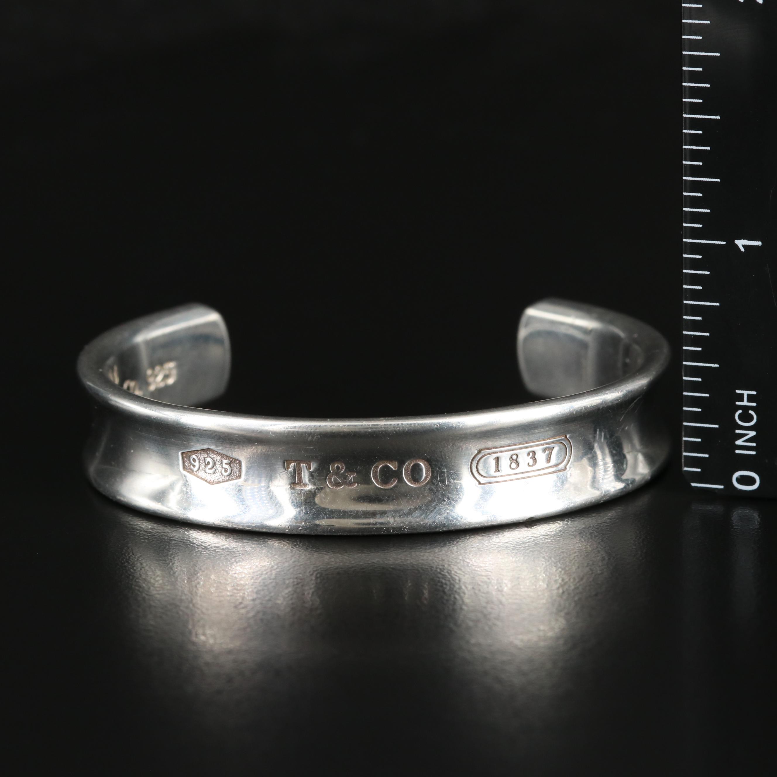 Tiffany & Co. "1837" Sterling Cuff Bracelet and Ring
