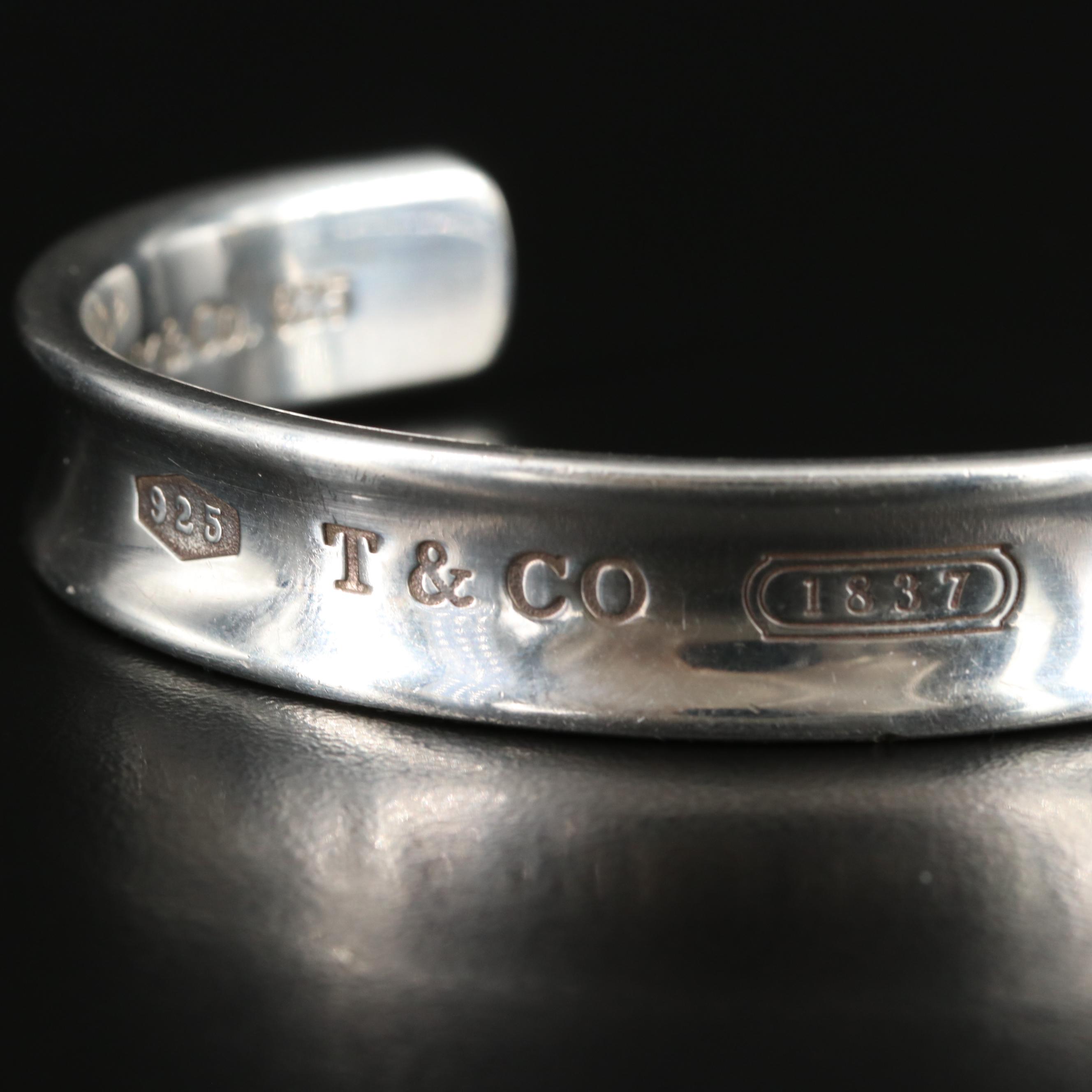 Tiffany & Co. "1837" Sterling Cuff Bracelet and Ring