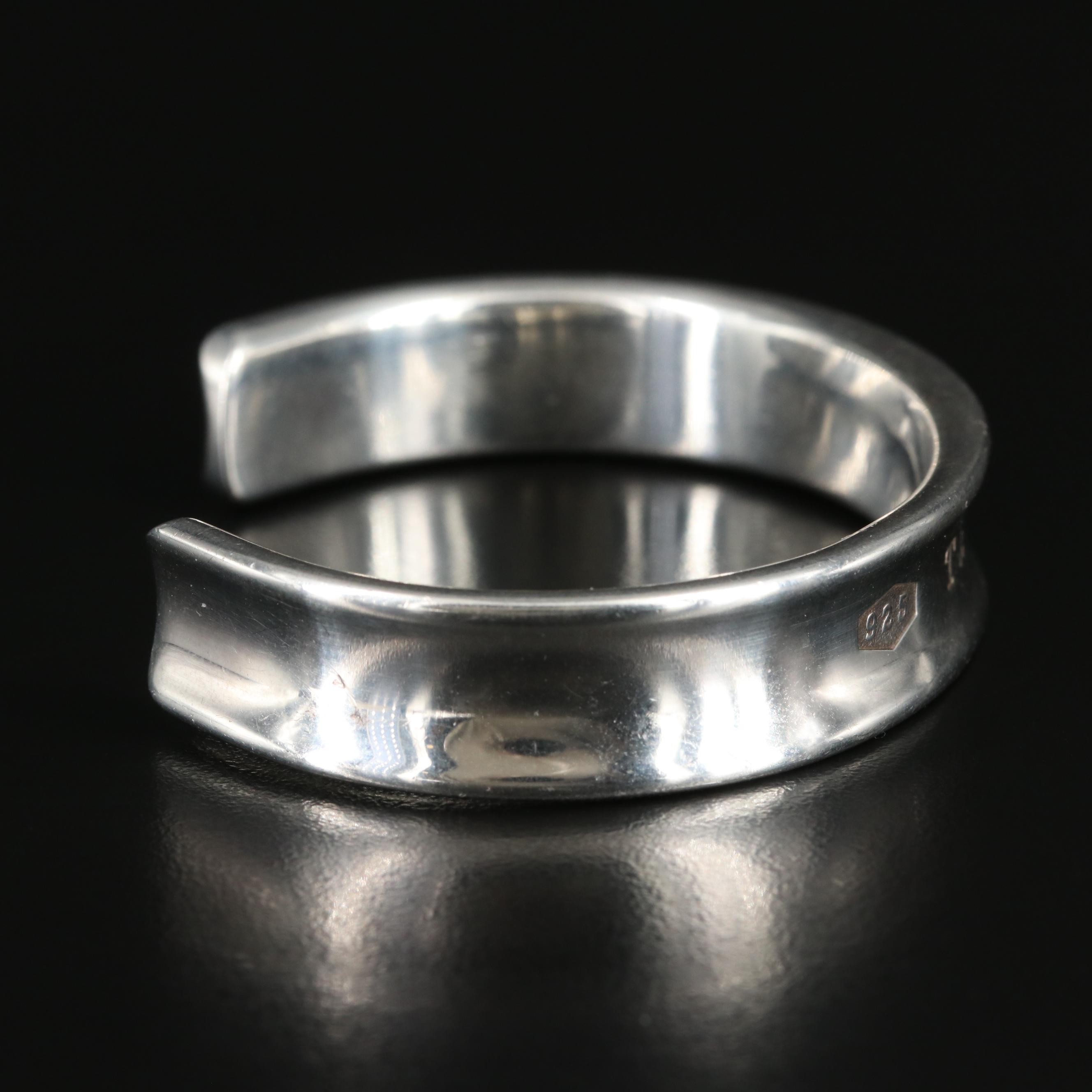 Tiffany & Co. "1837" Sterling Cuff Bracelet and Ring