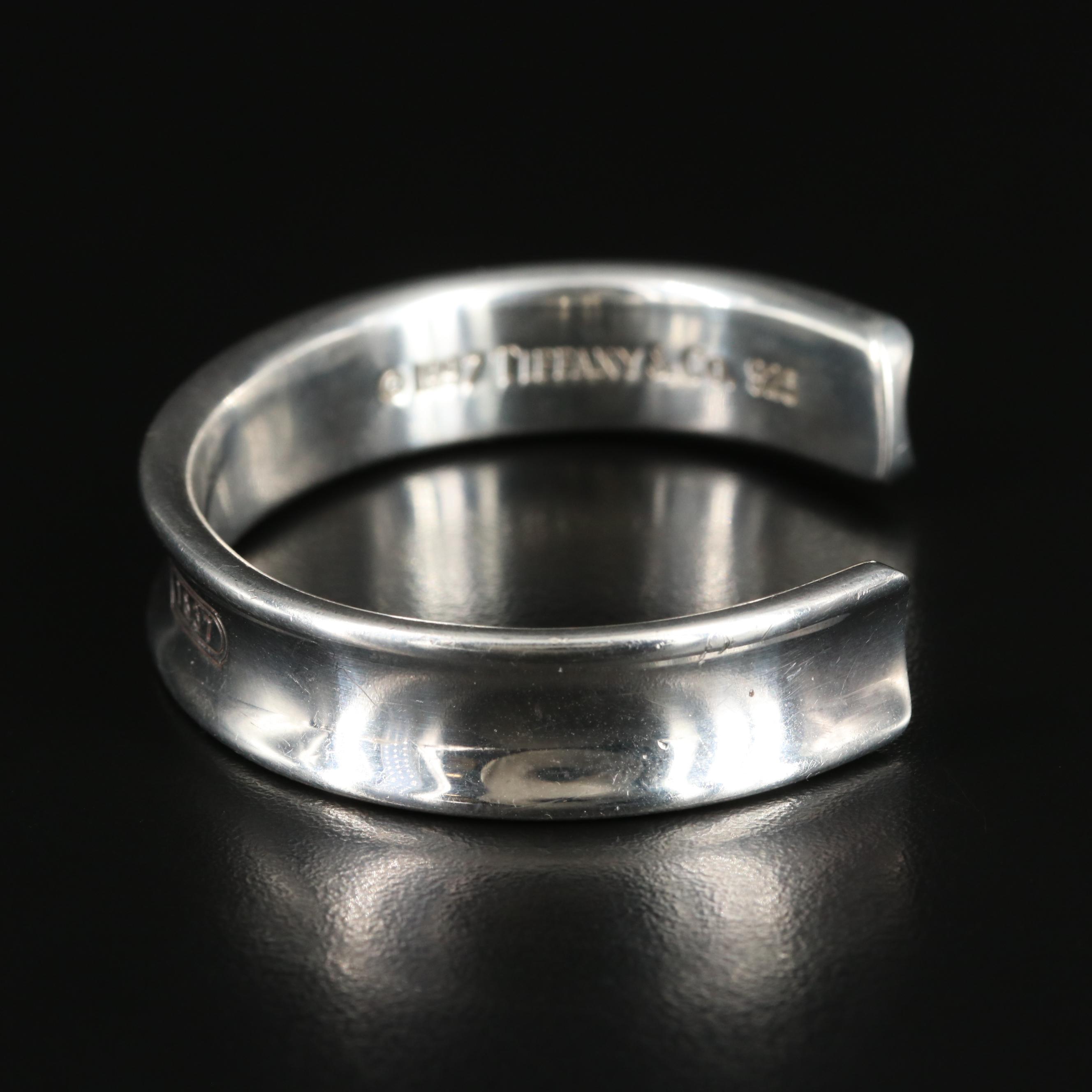 Tiffany & Co. "1837" Sterling Cuff Bracelet and Ring