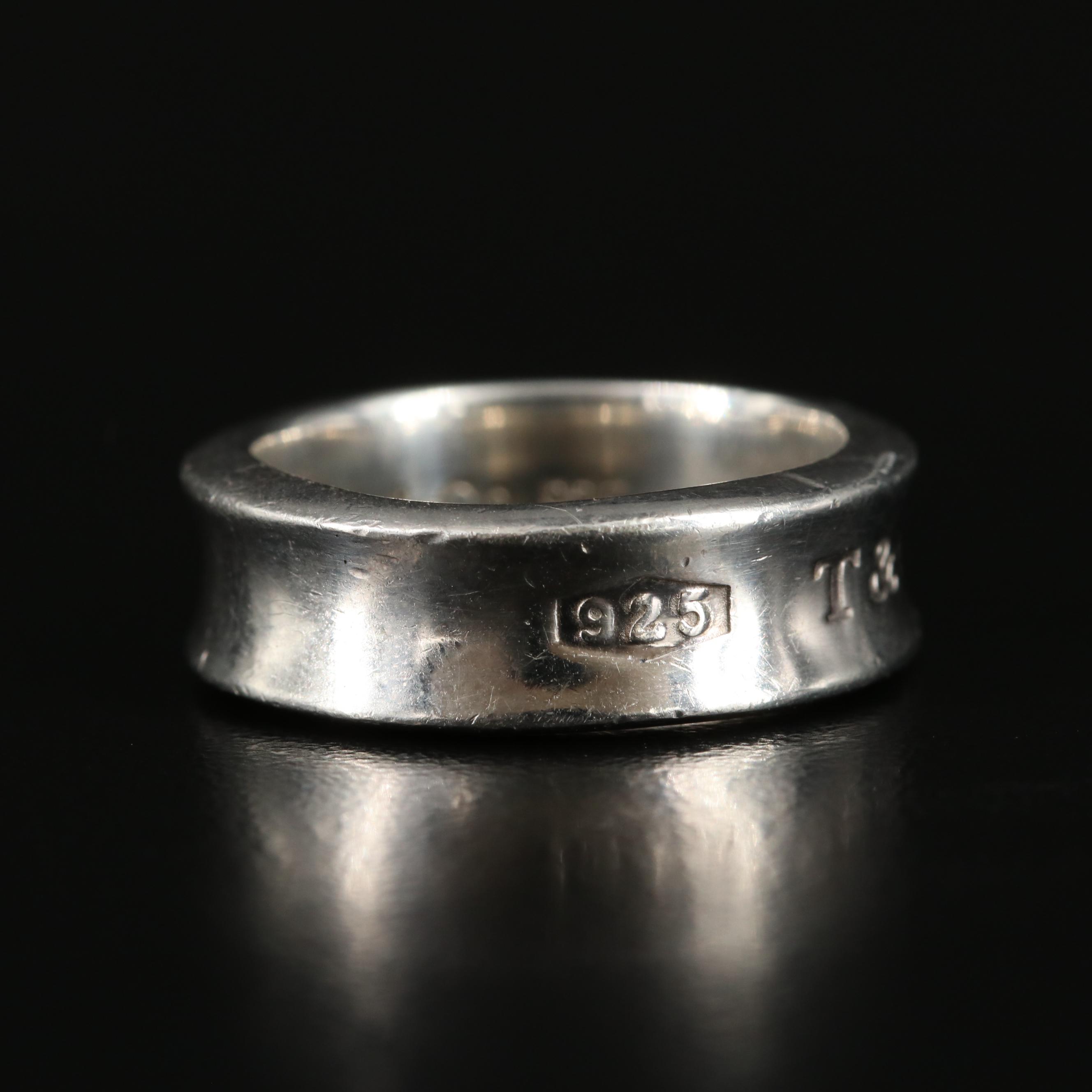 Tiffany & Co. "1837" Sterling Cuff Bracelet and Ring