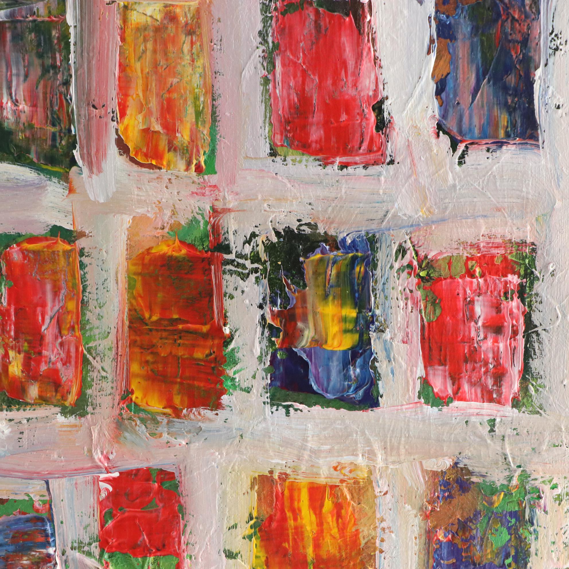 Leif Janek Abstract Acrylic Painting, 21st Century