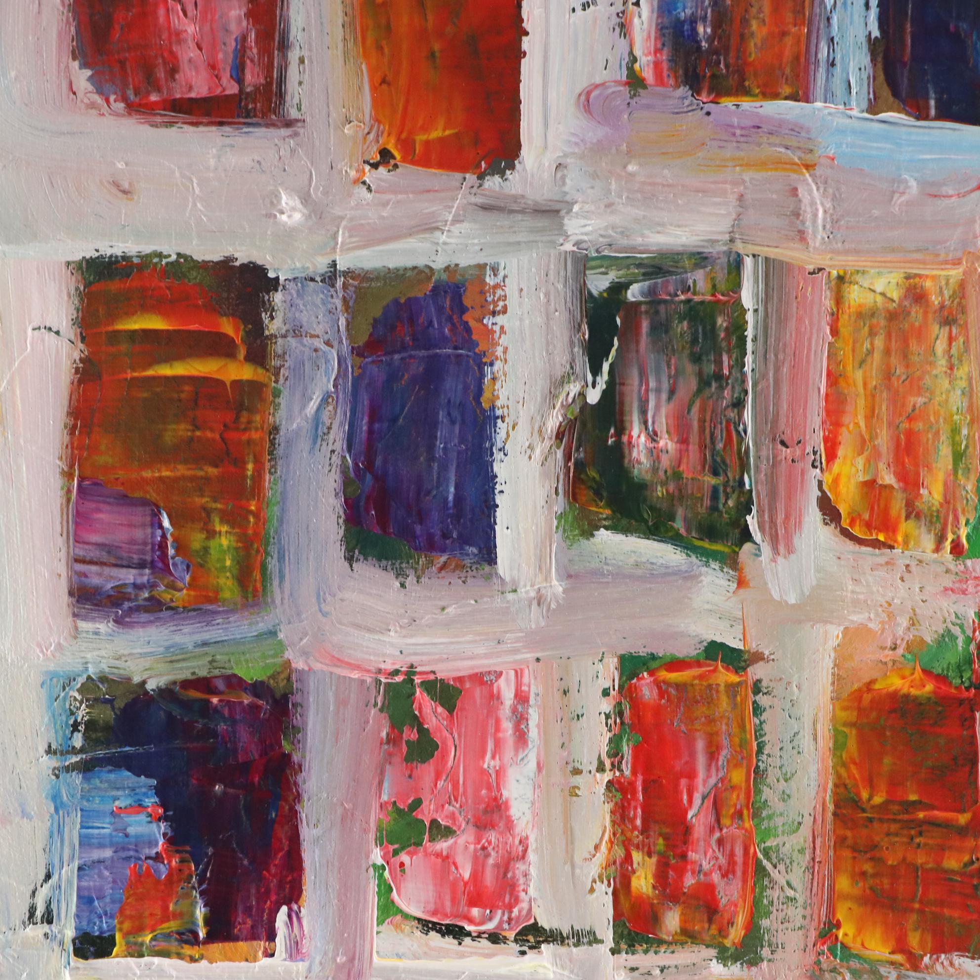 Leif Janek Abstract Acrylic Painting, 21st Century