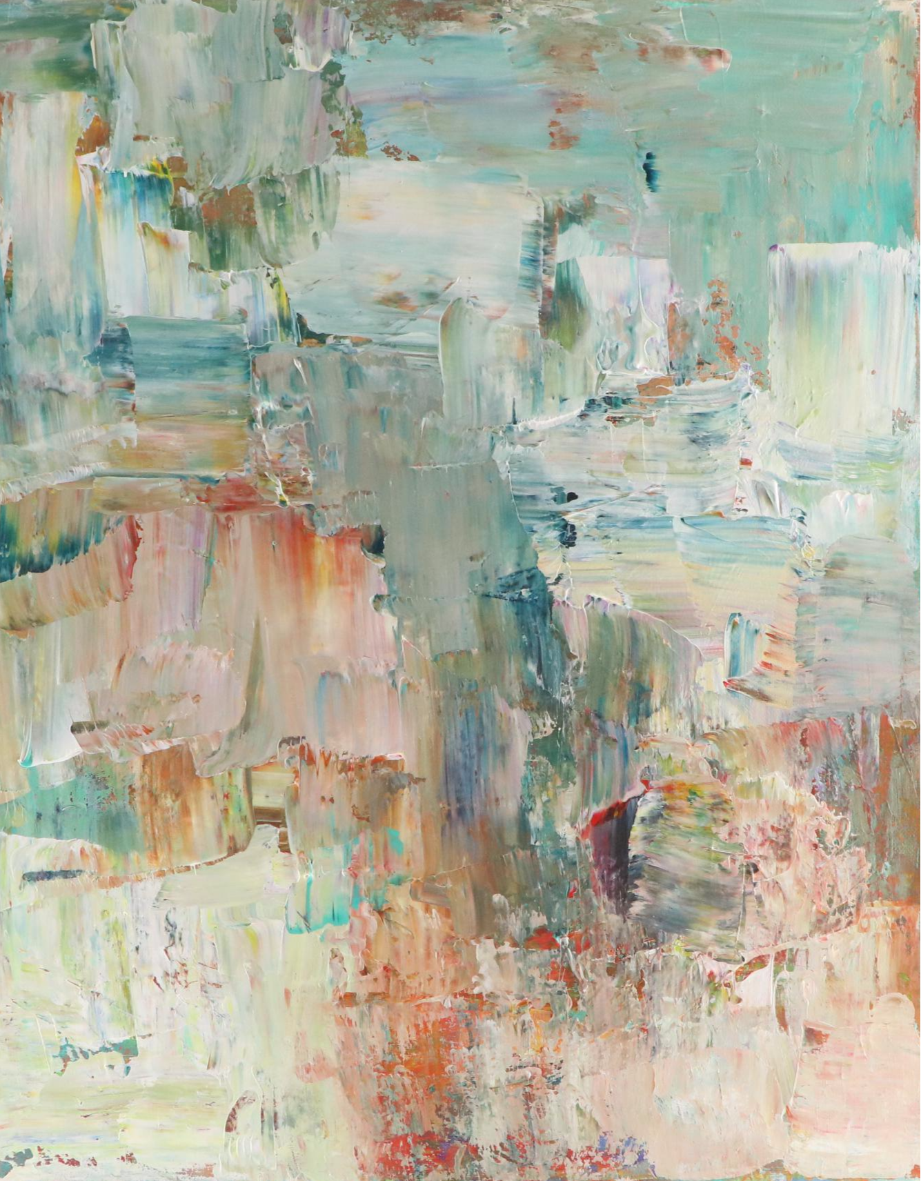 Leif Janek Abstract Acrylic Painting, 21st Century