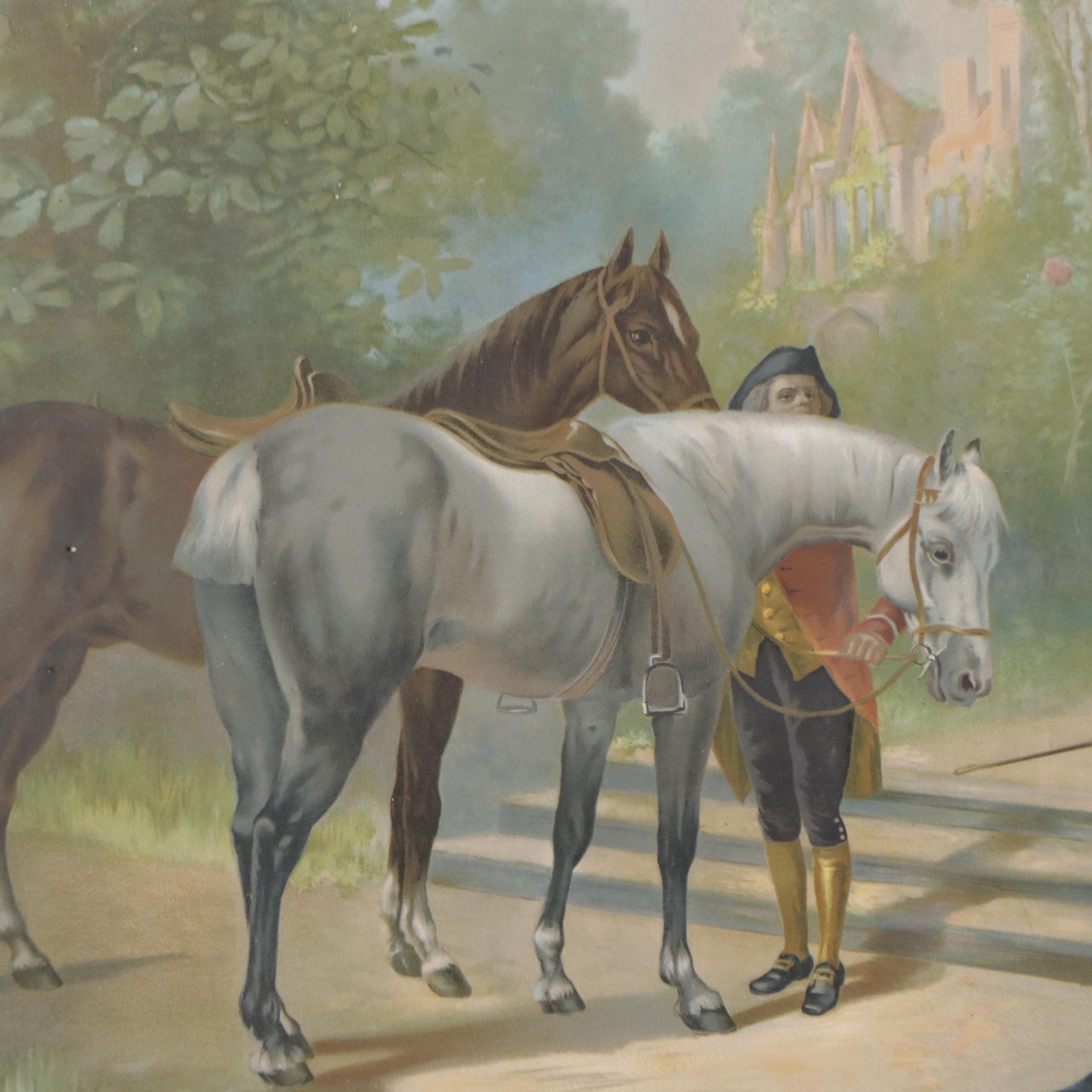 Thomas B. Appleton Chromolithograph After Heywood Hardy "Forgiven," 1893