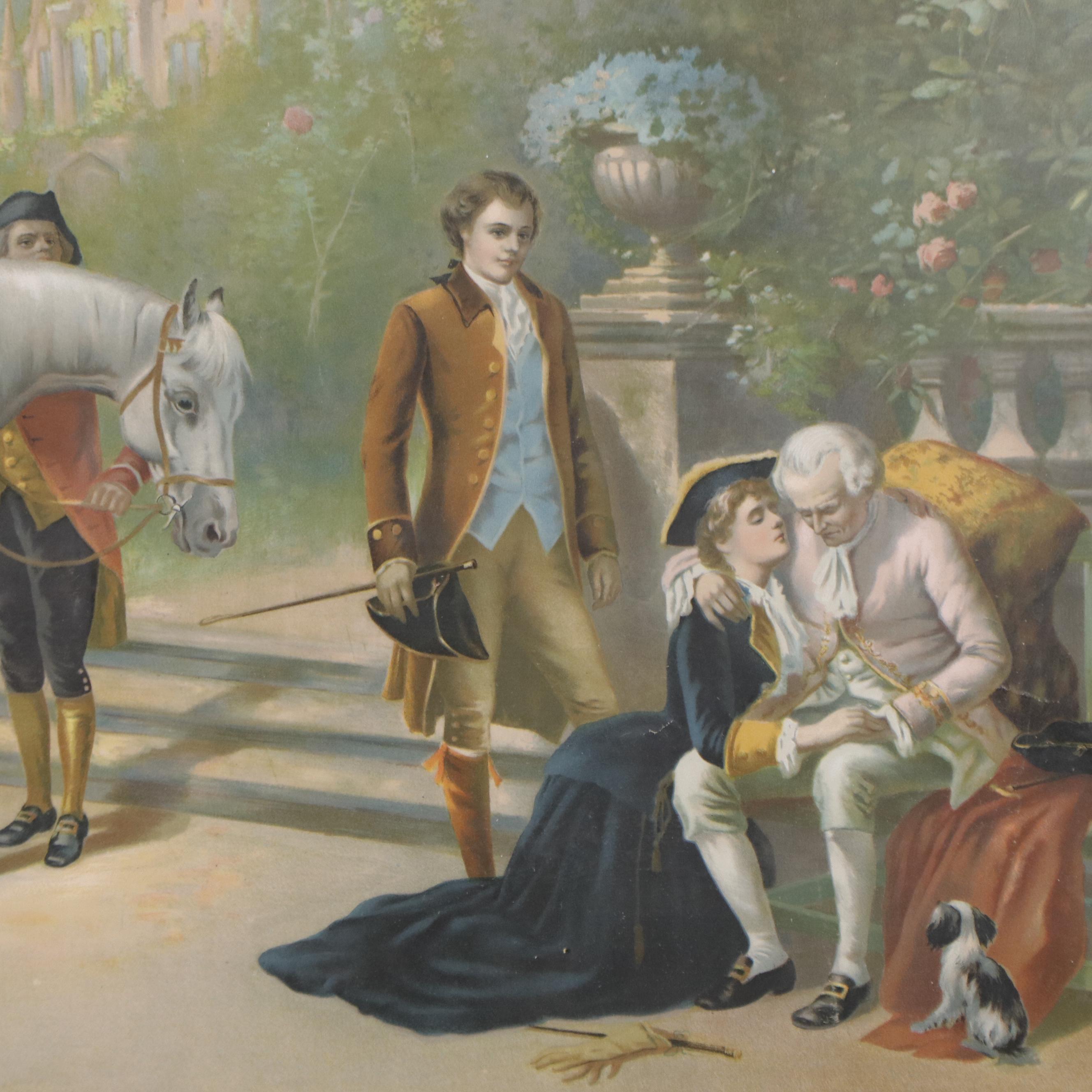 Thomas B. Appleton Chromolithograph After Heywood Hardy "Forgiven," 1893