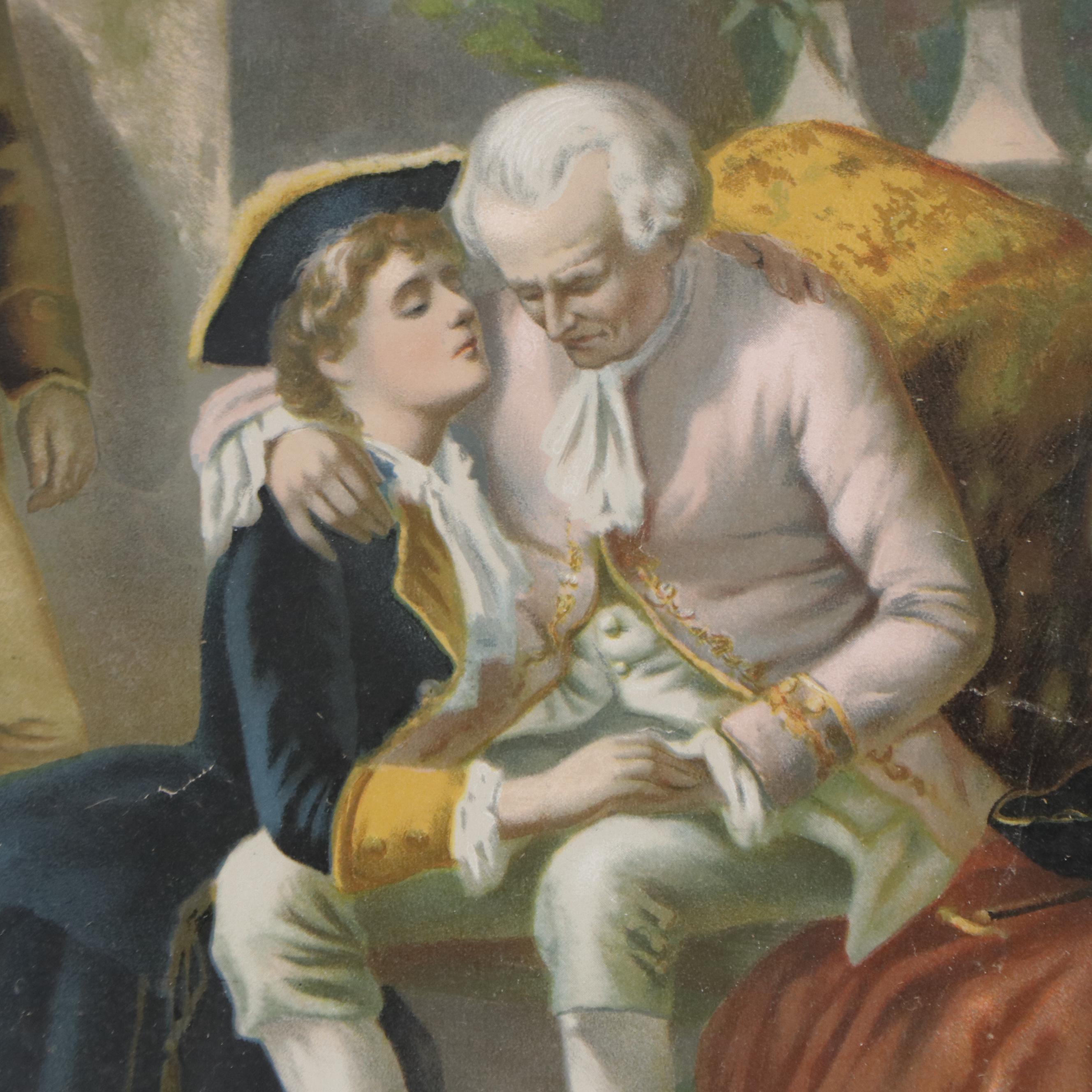 Thomas B. Appleton Chromolithograph After Heywood Hardy "Forgiven," 1893