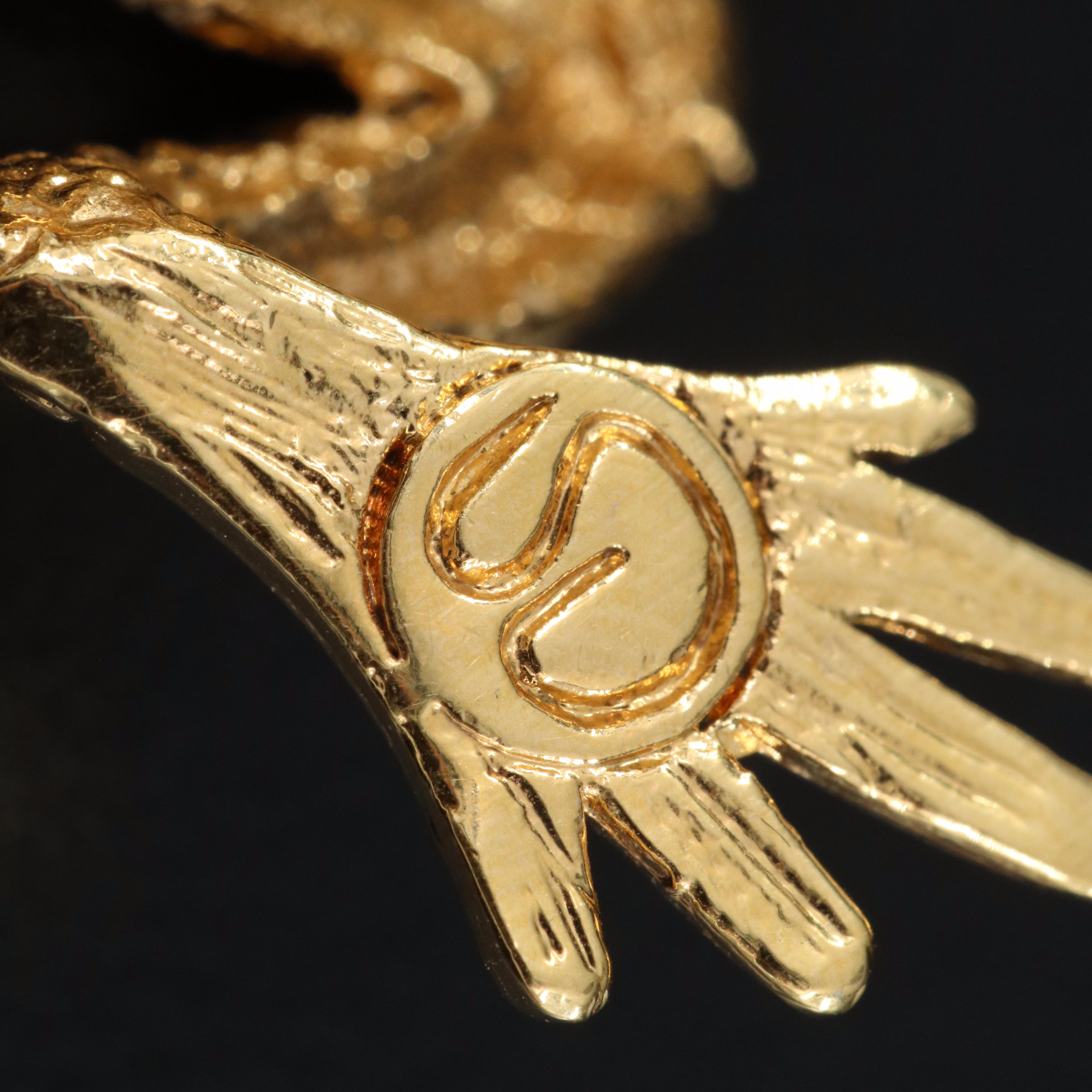 St. John Rhinestone Toad Brooch