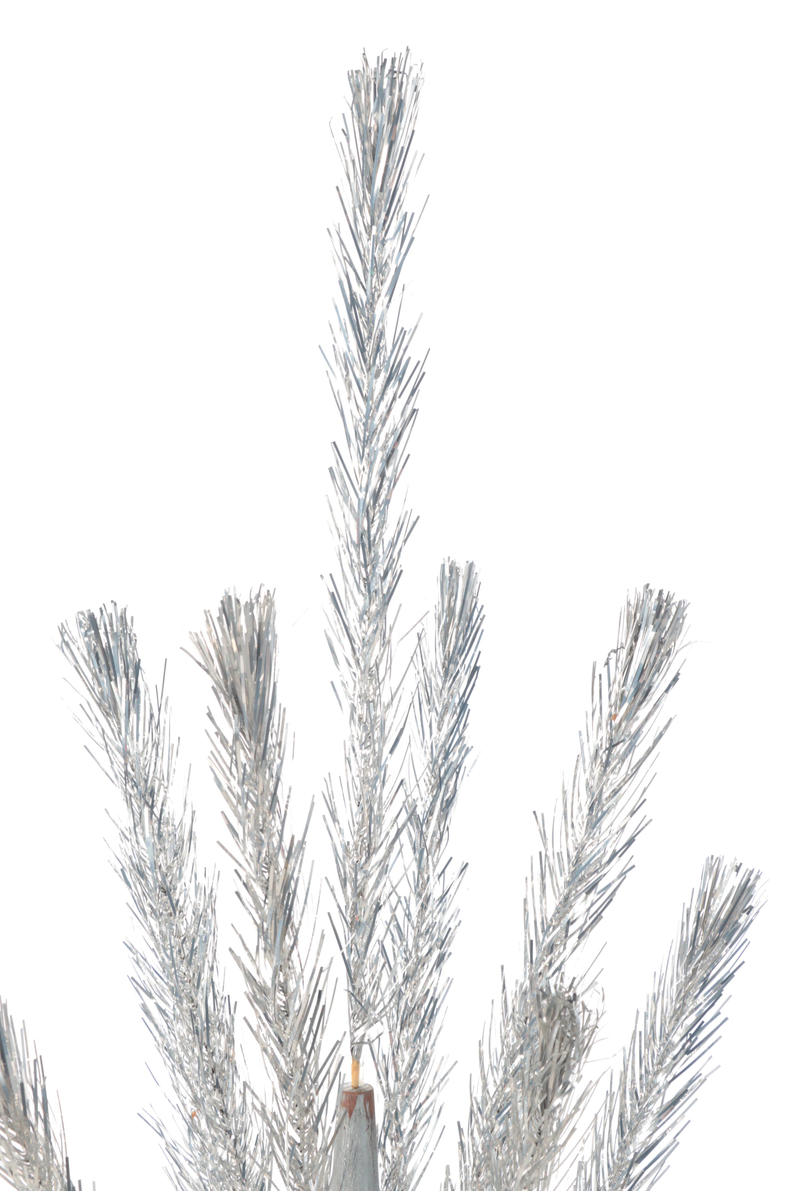 6' Aluminum Christmas Tree with Colormagic and Other Color Wheel, Mid-20th C.