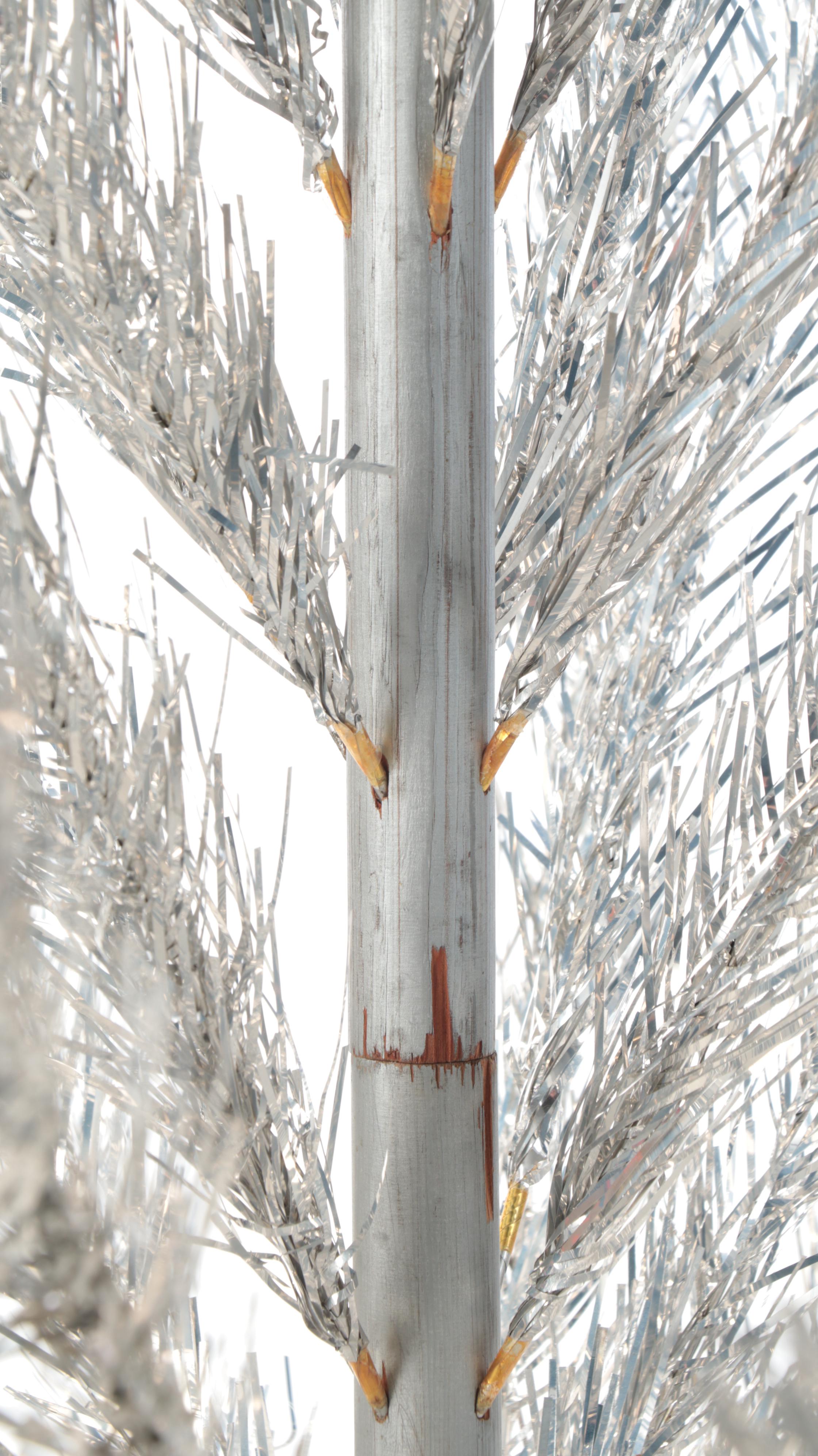 6' Aluminum Christmas Tree with Colormagic and Other Color Wheel, Mid-20th C.