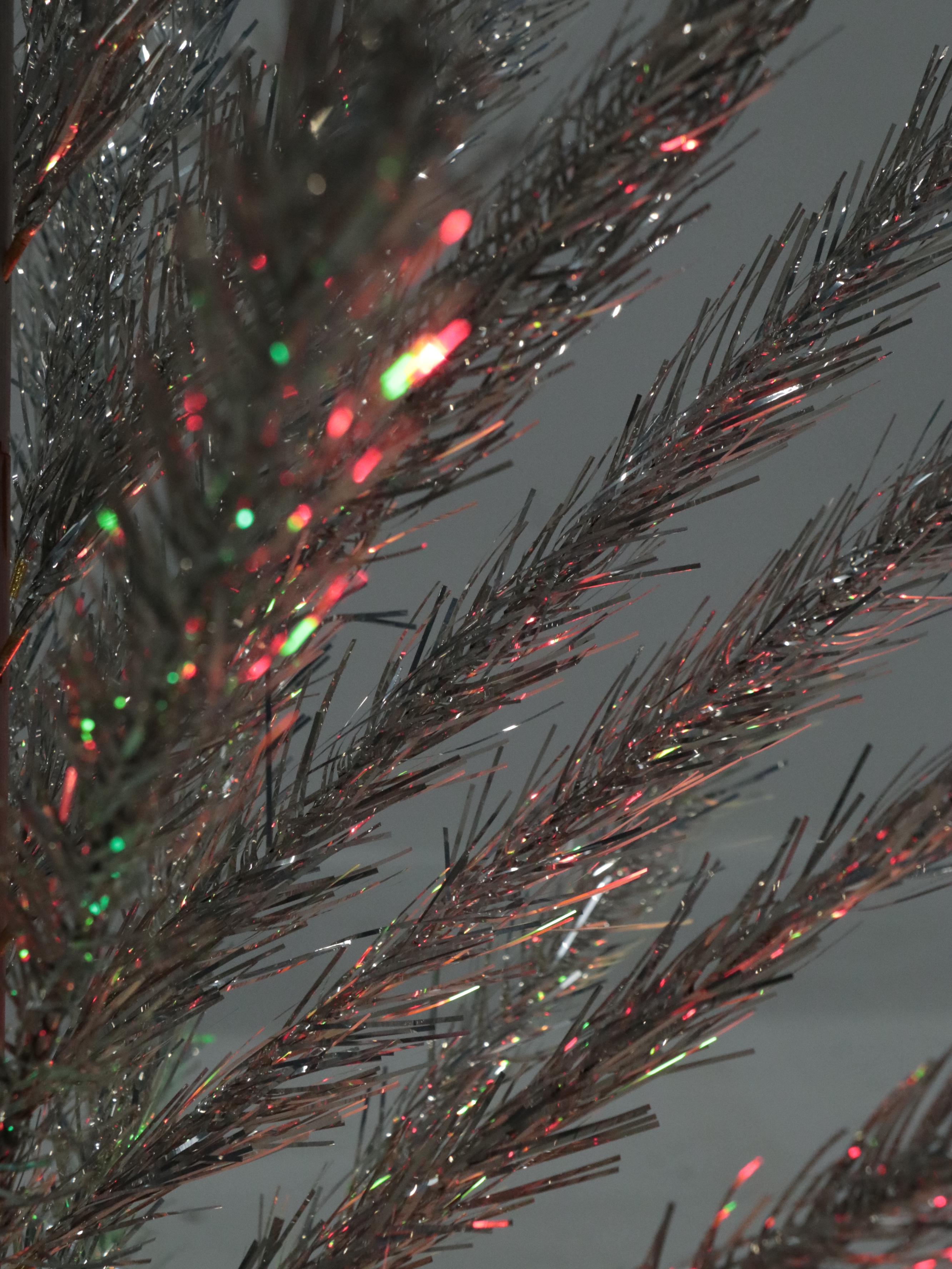 6' Aluminum Christmas Tree with Colormagic and Other Color Wheel, Mid-20th C.