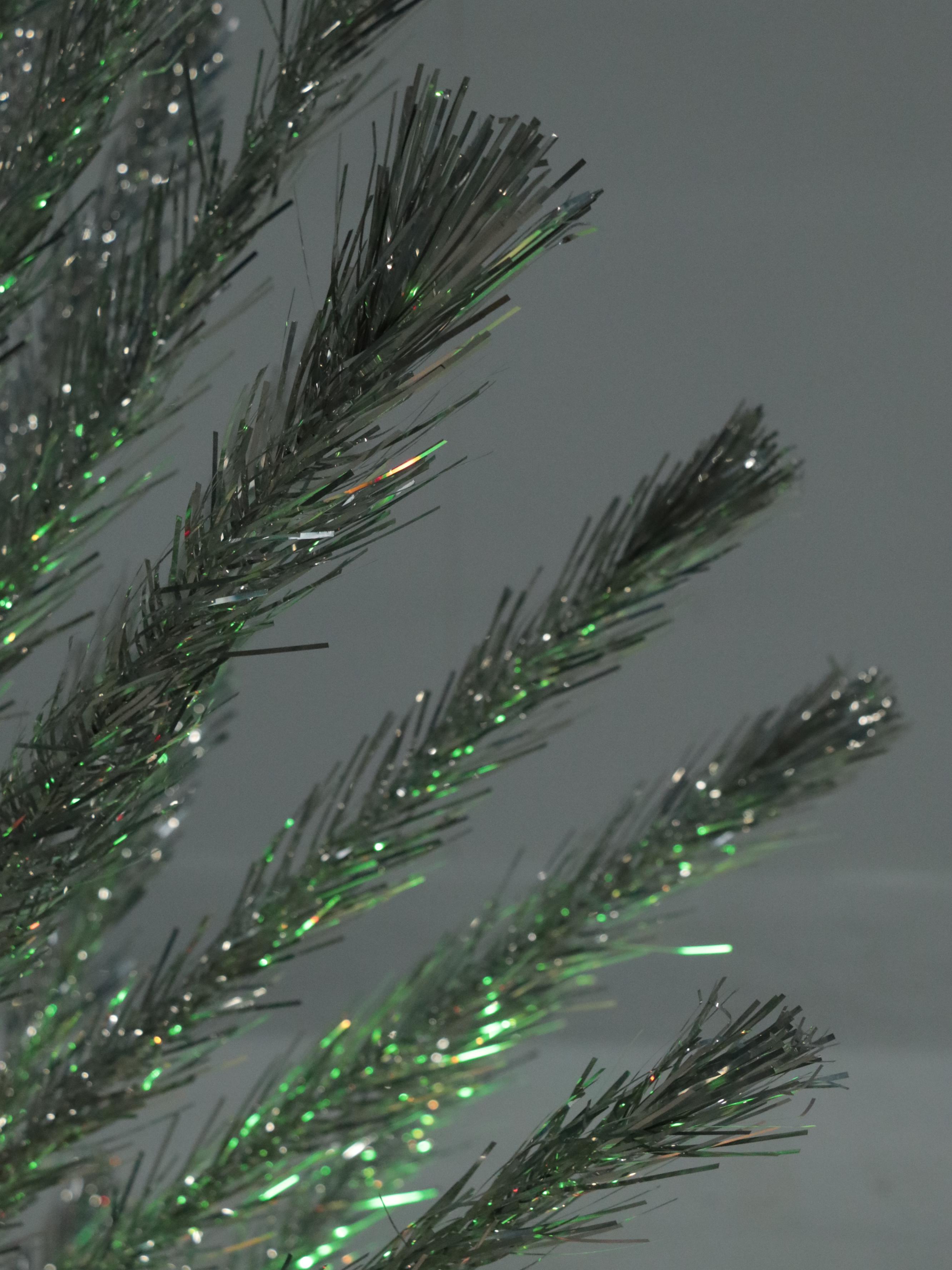 6' Aluminum Christmas Tree with Colormagic and Other Color Wheel, Mid-20th C.