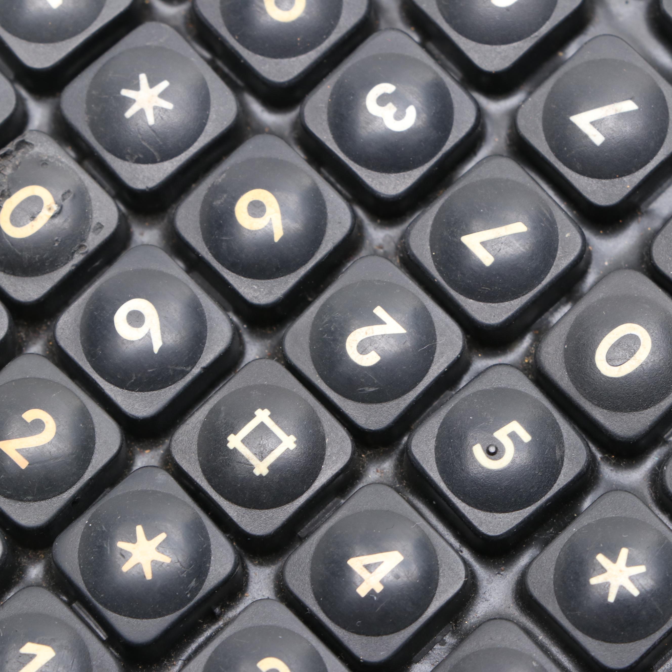 Box Covered in Telephone Keys