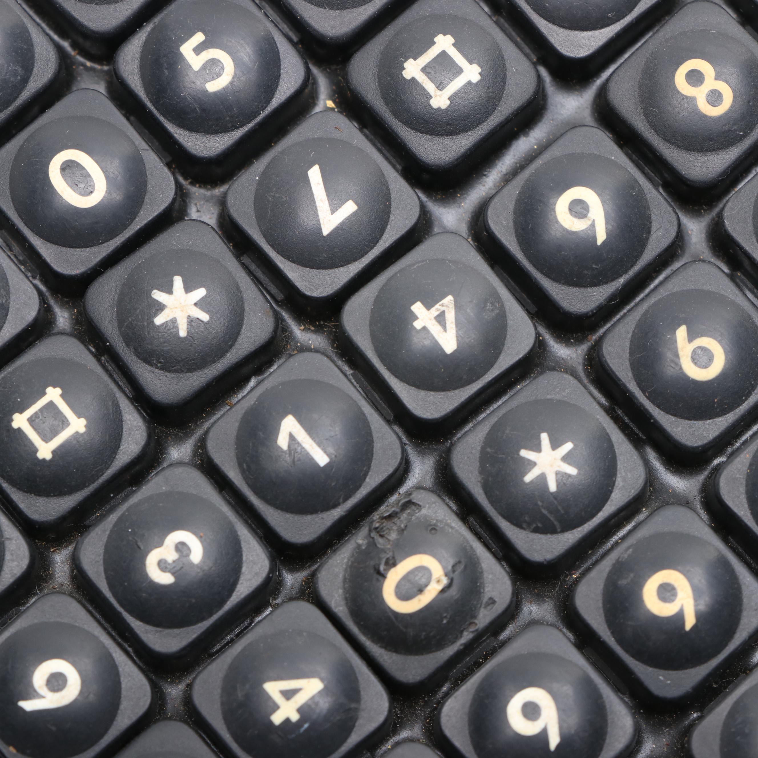 Box Covered in Telephone Keys