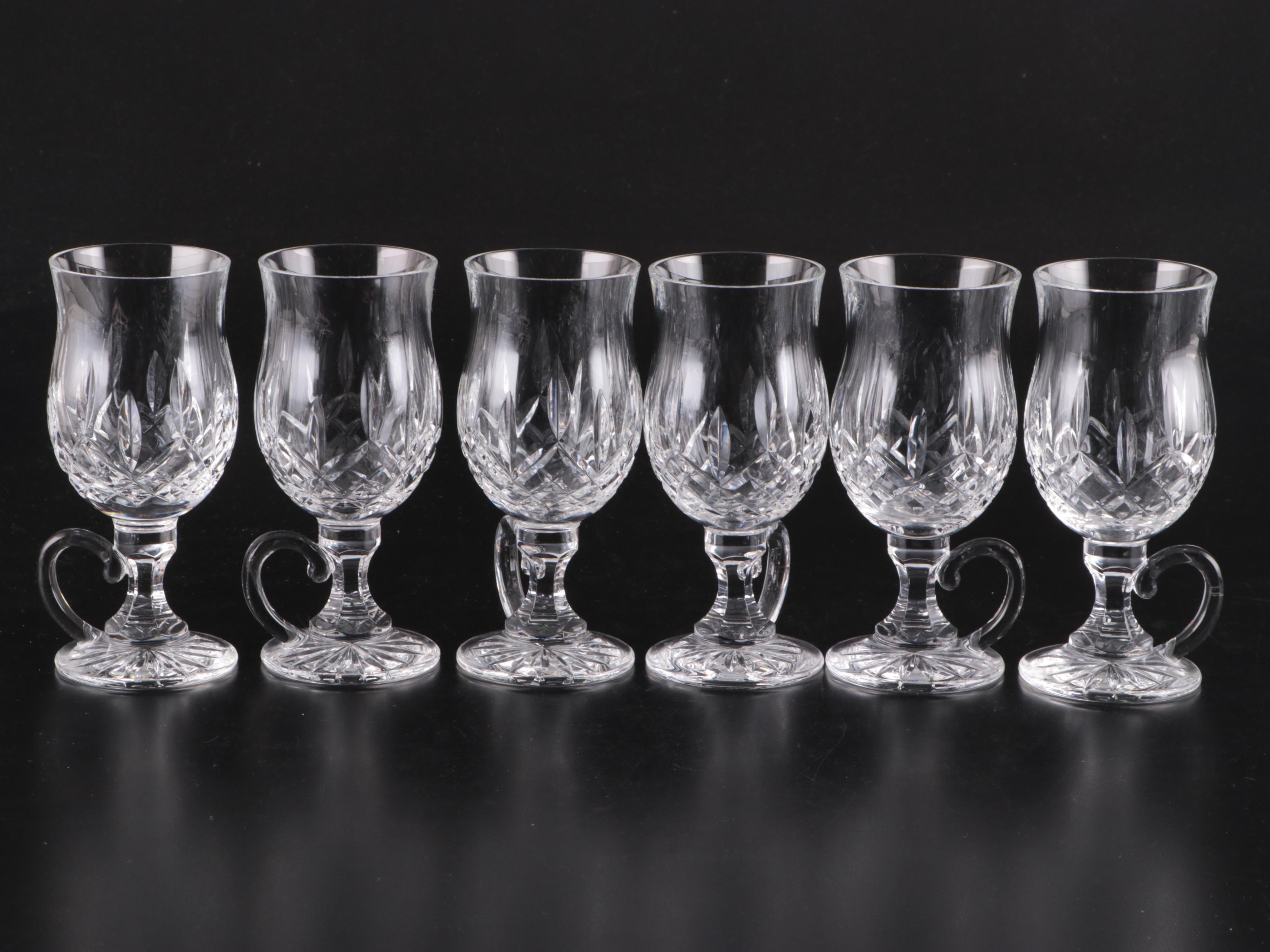 Waterford Crystal "Lismore" Irish Coffee Glasses