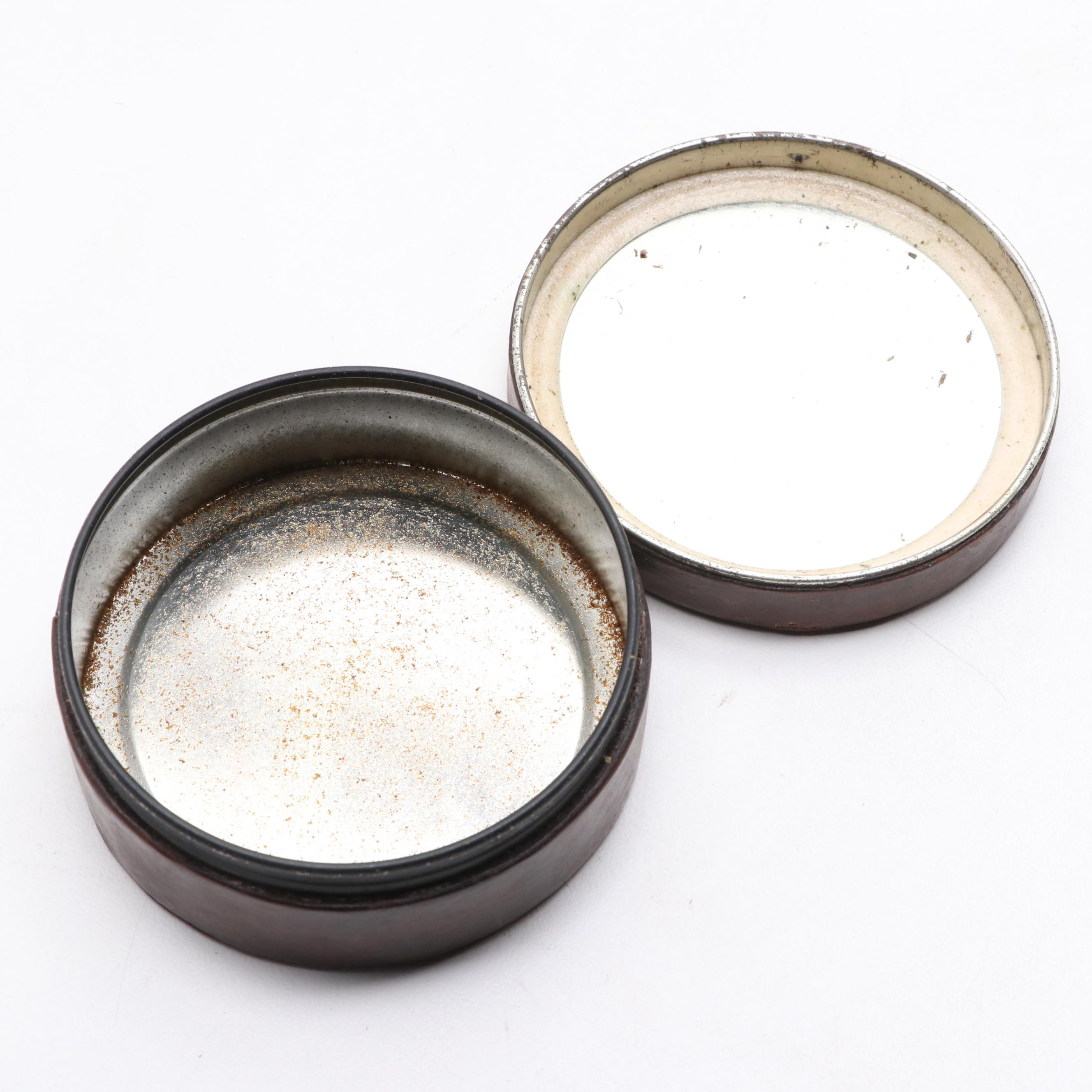 Indian Carved Wooden Box with Brass Inlay and Other Décor