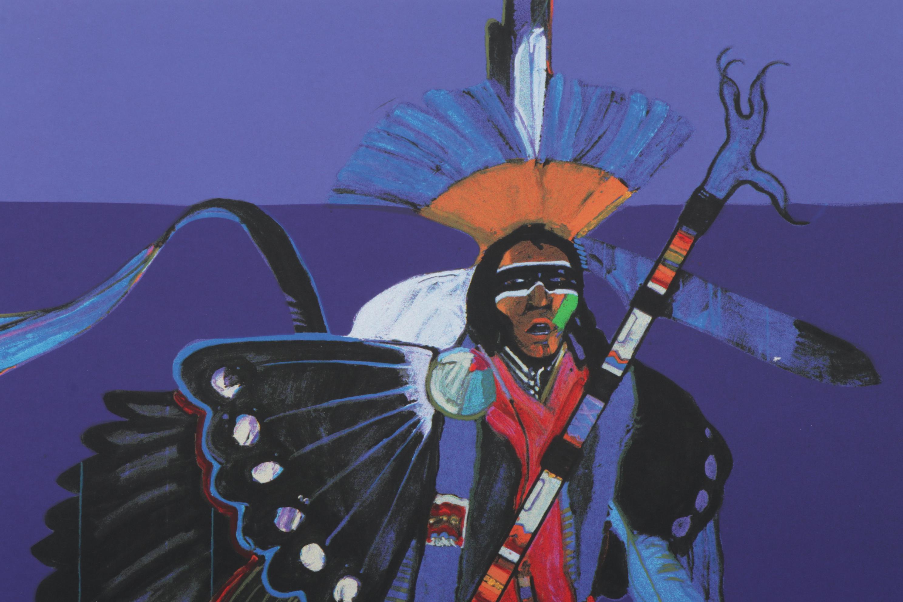 John Nieto Serigraph "Traditional Dancer," 1996