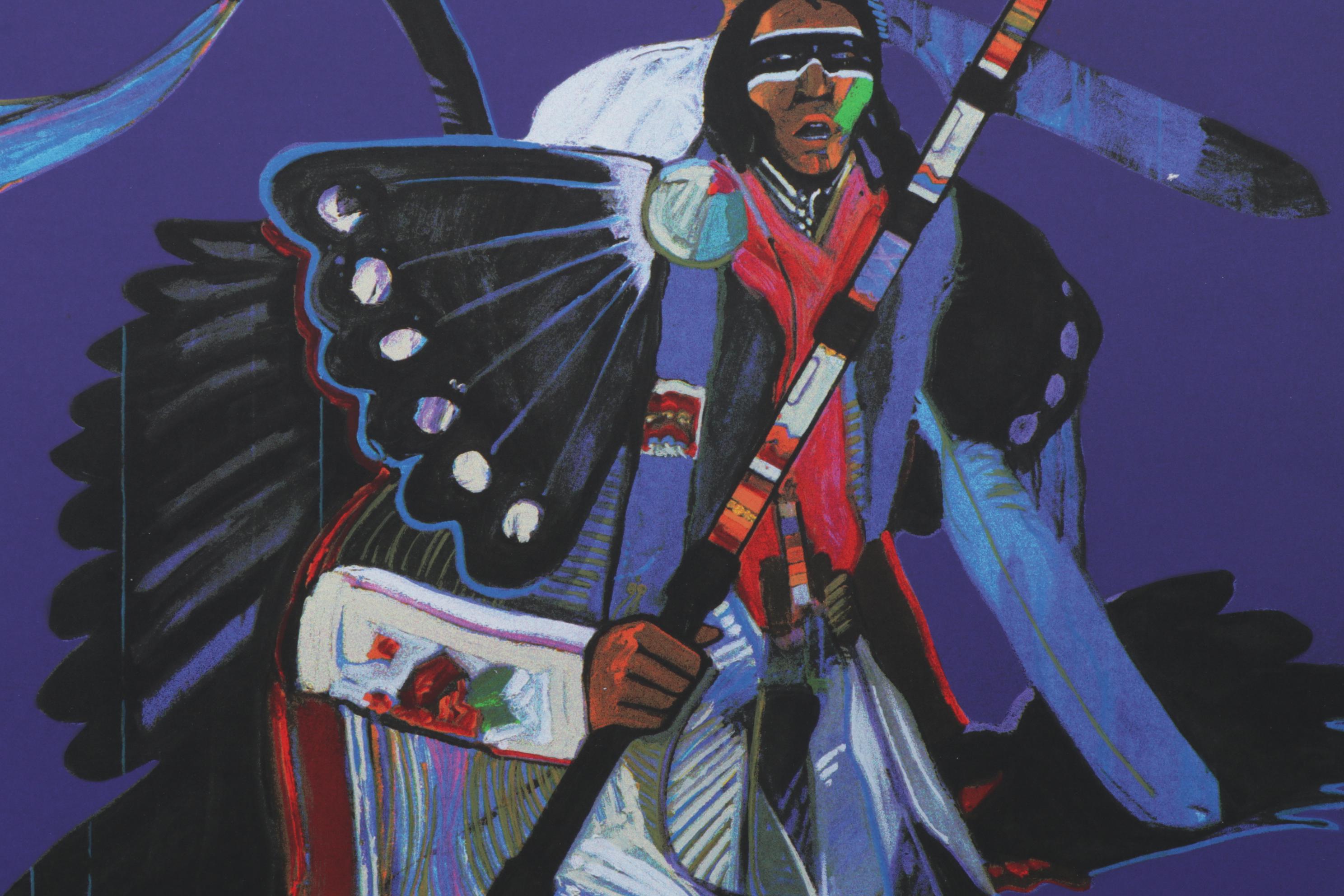 John Nieto Serigraph "Traditional Dancer," 1996