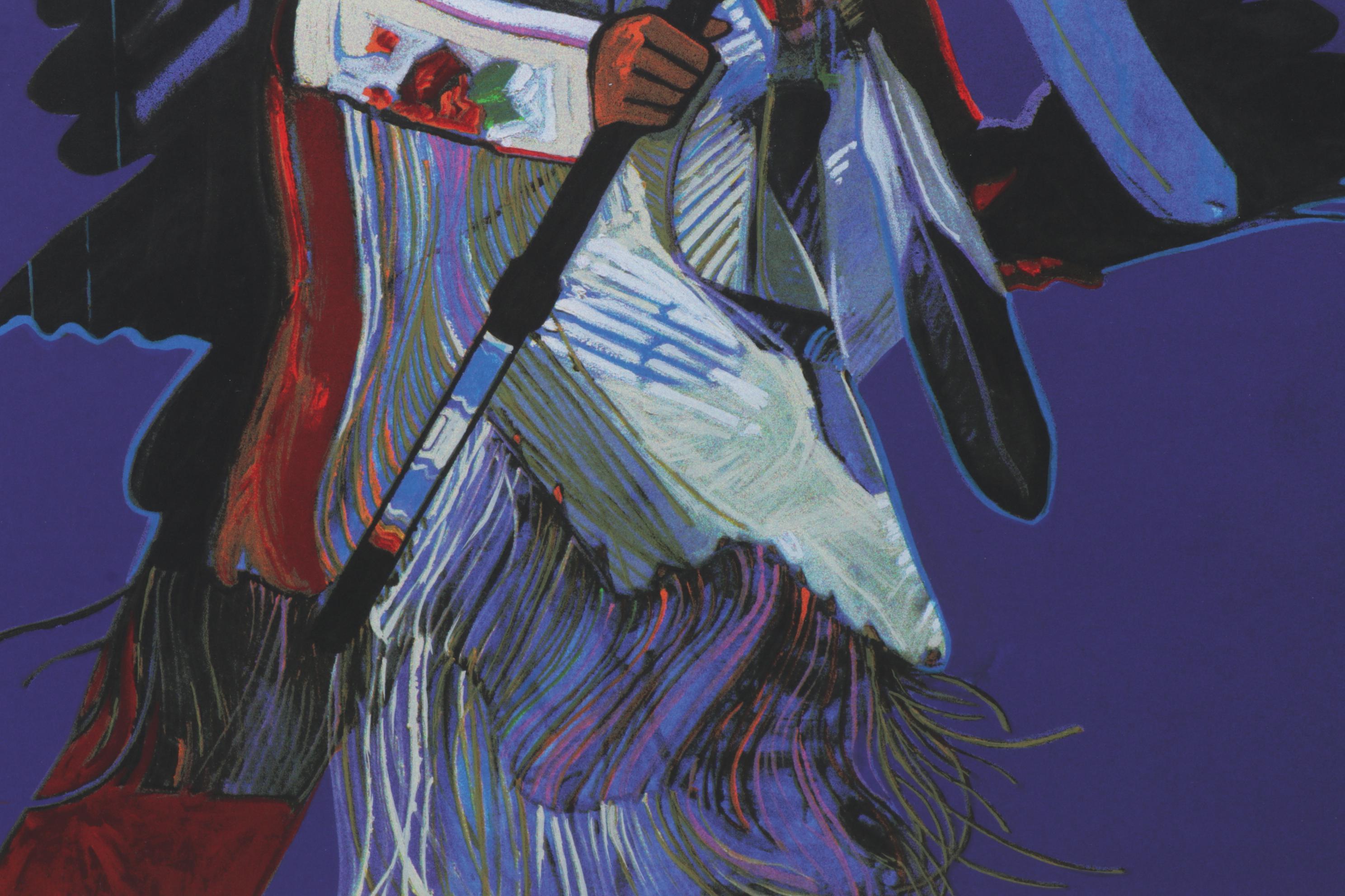 John Nieto Serigraph "Traditional Dancer," 1996